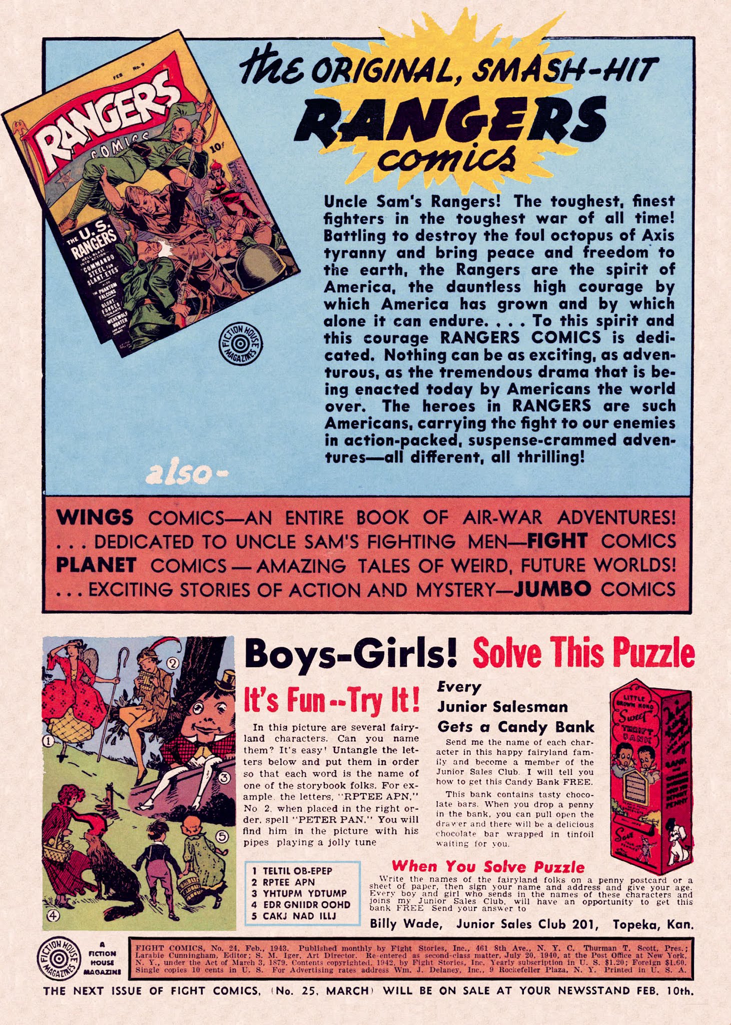 Read online Fight Comics comic -  Issue #24 - 2