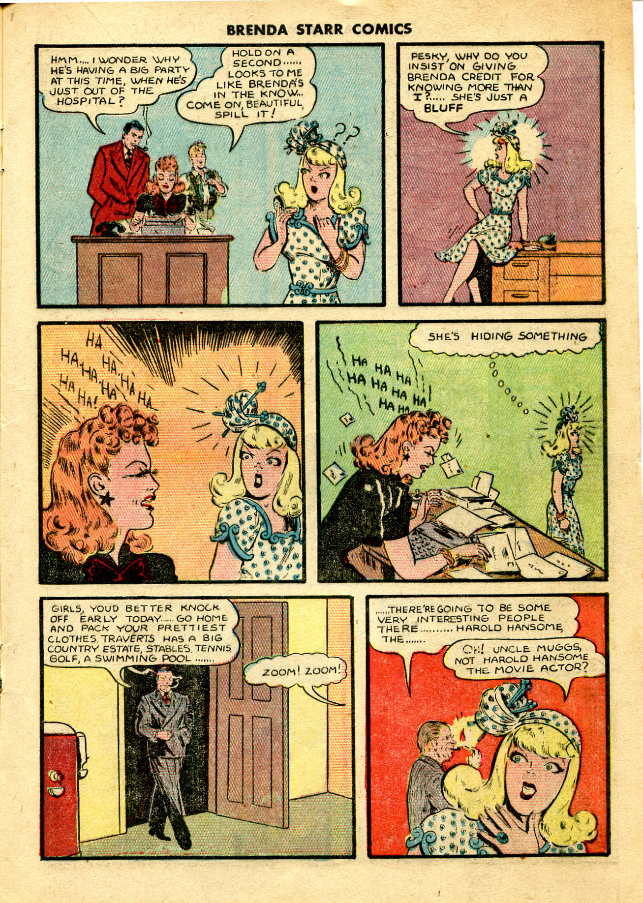 Read online Brenda Starr (1948) comic -  Issue #5 - 17