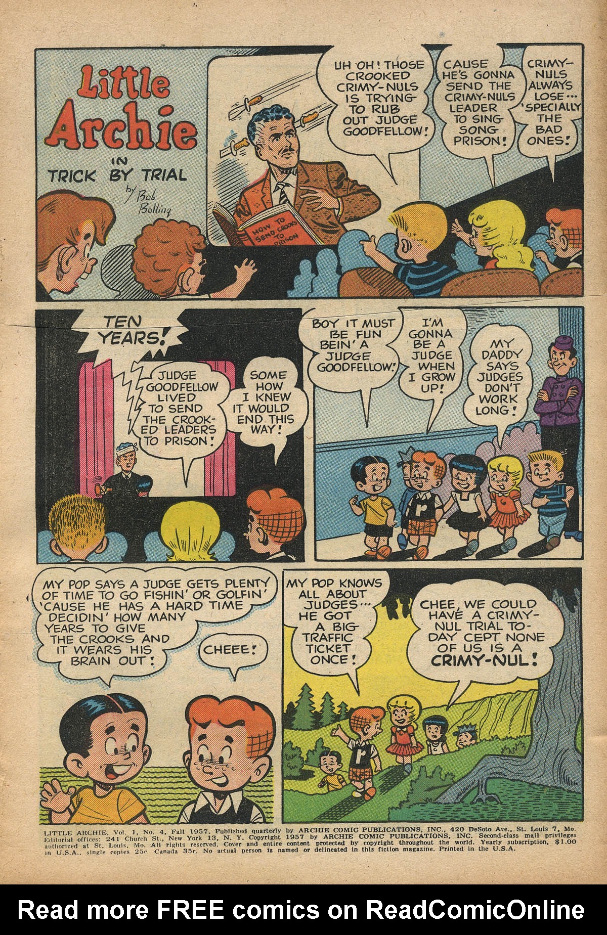 Read online Little Archie (1956) comic -  Issue #4 - 3