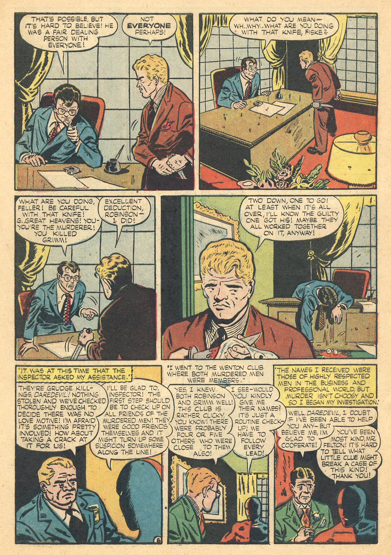 Read online Daredevil (1941) comic -  Issue #34 - 10