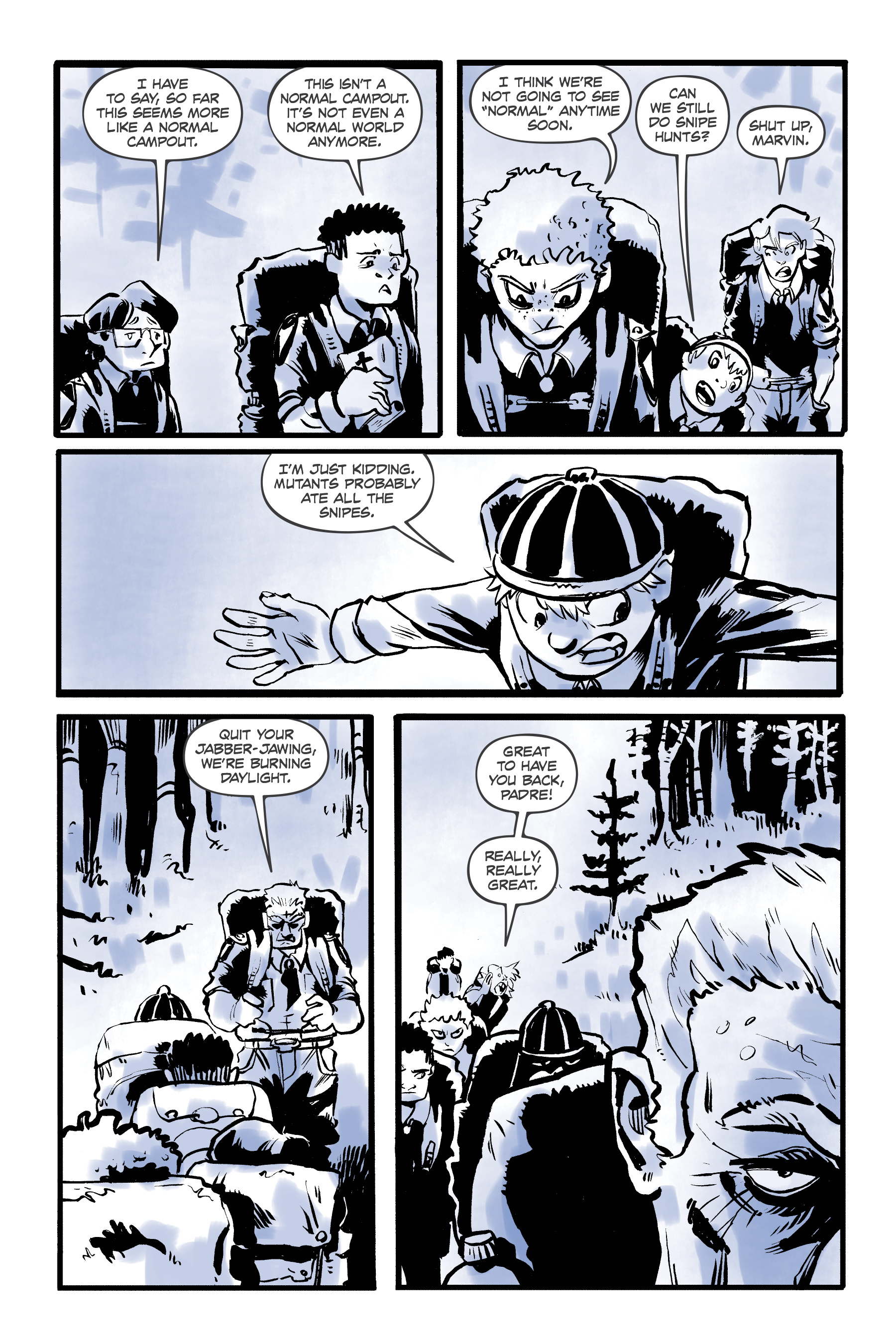 Read online Junior Braves of the Apocalypse: Out of the Woods comic -  Issue # TPB (Part 1) - 9