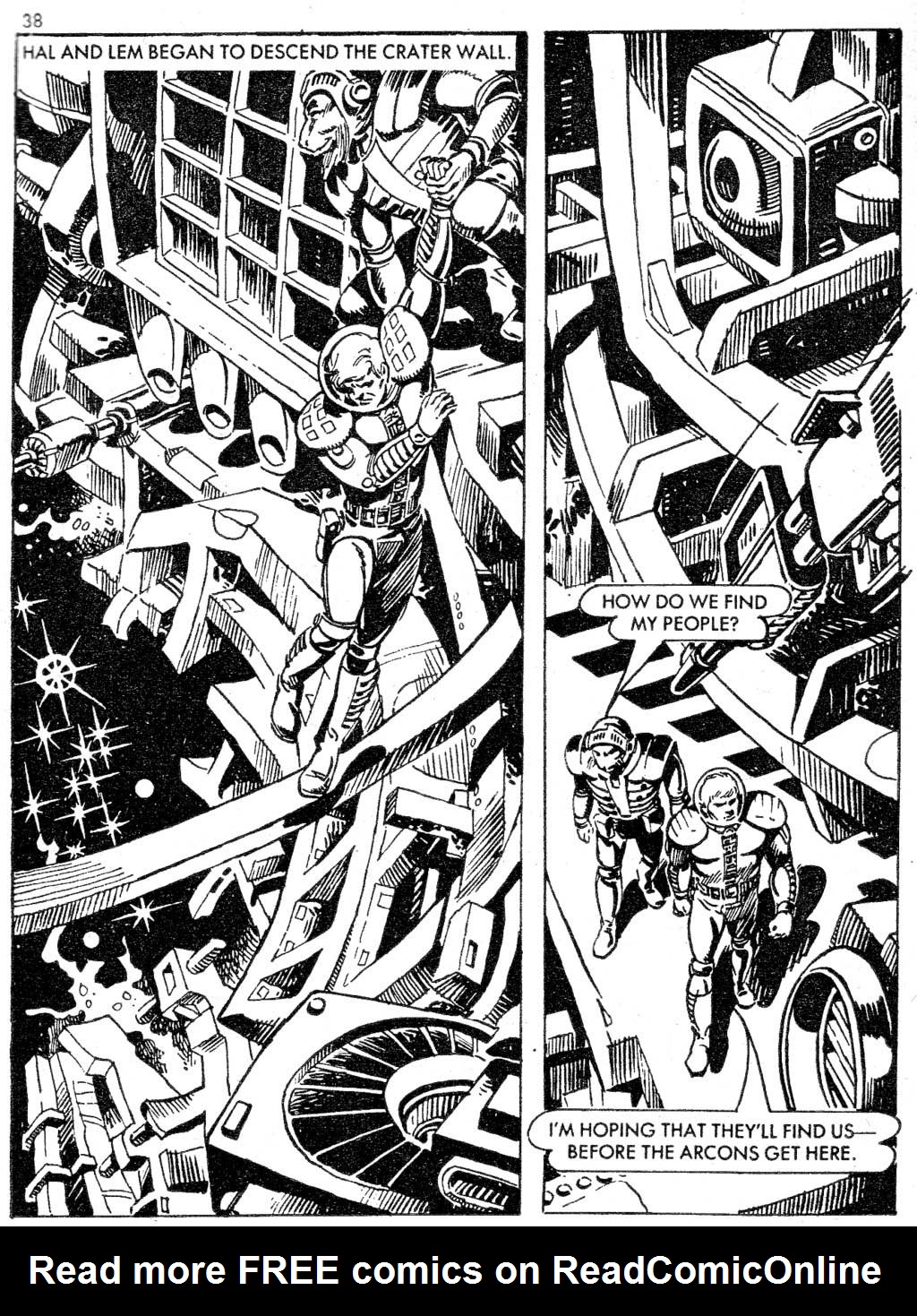 Read online Starblazer comic -  Issue #159 - 38