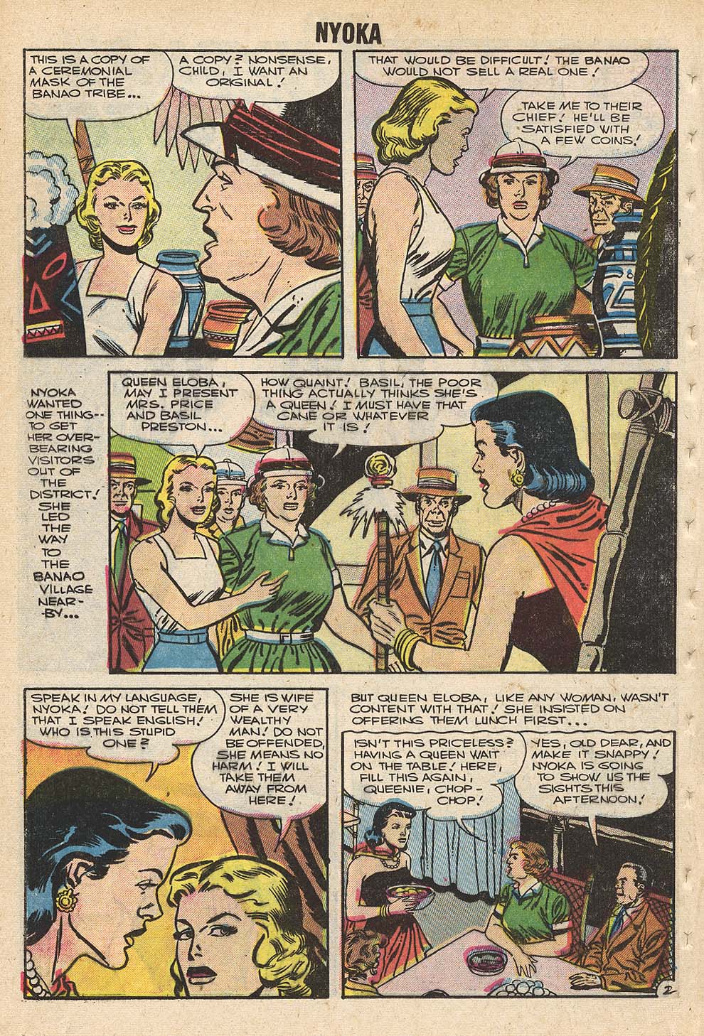 Read online Nyoka the Jungle Girl (1955) comic -  Issue #19 - 20