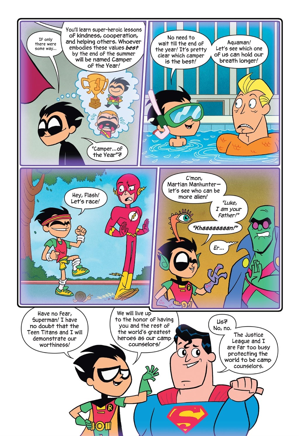 Read online Teen Titans Go! To Camp comic -  Issue # _TPB - 12