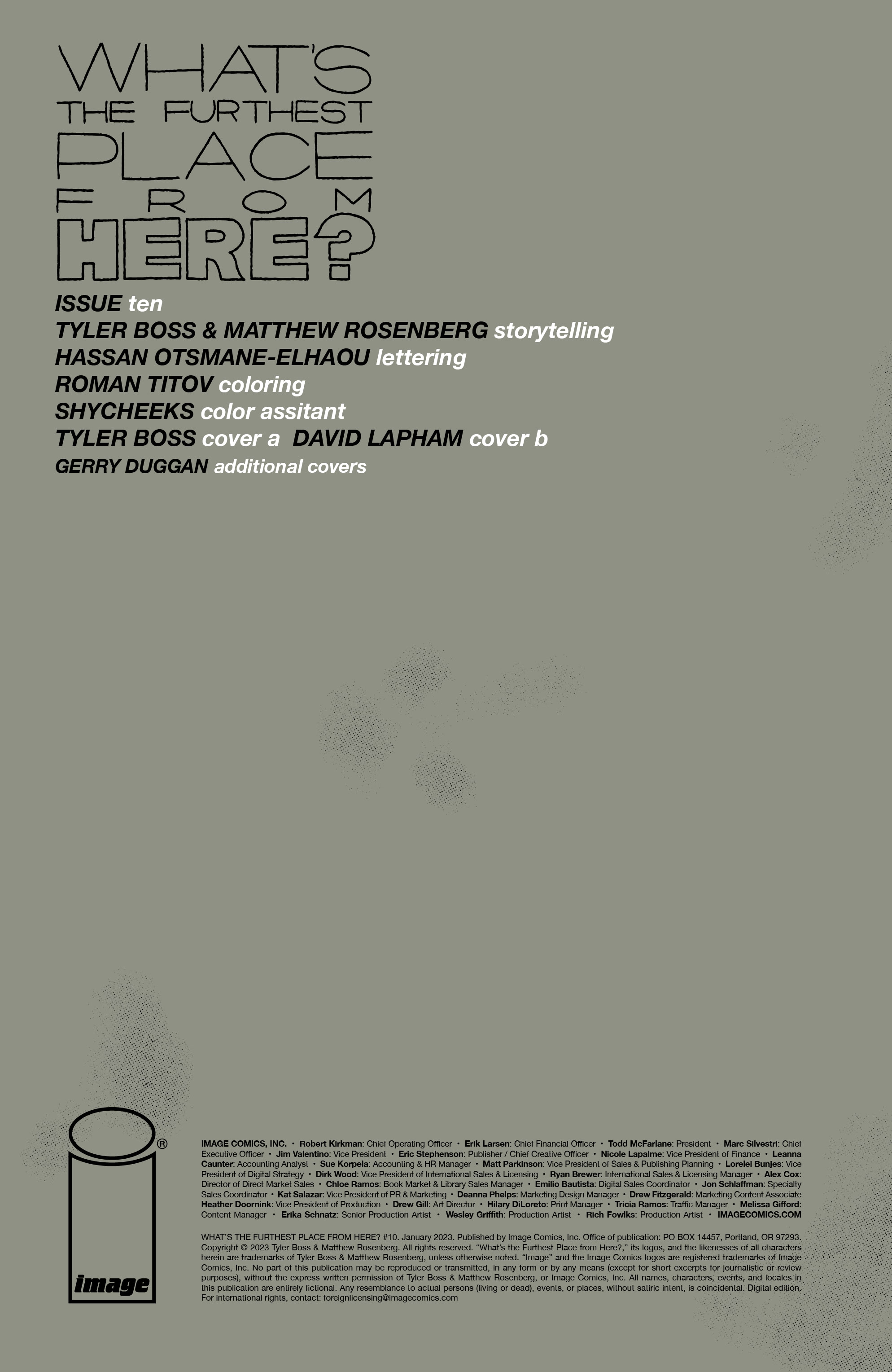 Read online What's The Furthest Place From Here? comic -  Issue #10 - 2