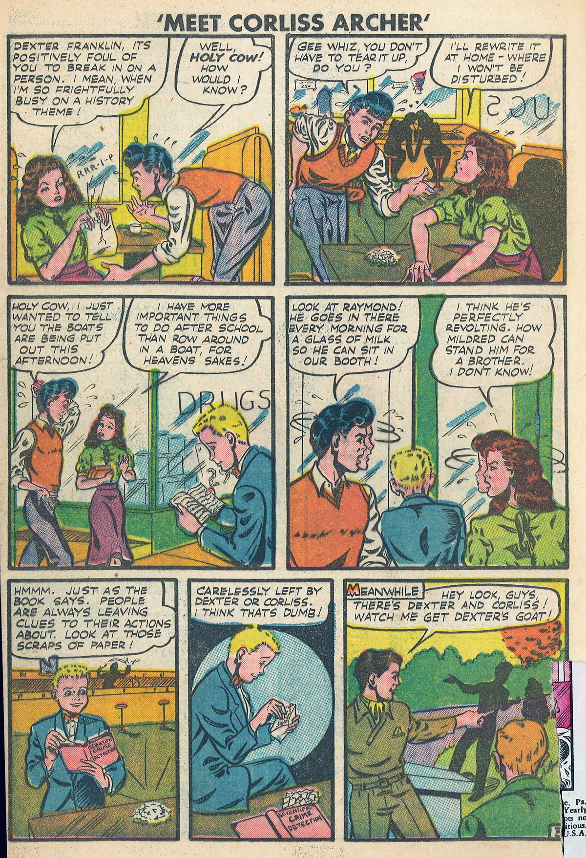 Read online Meet Corliss Archer comic -  Issue #2 - 4