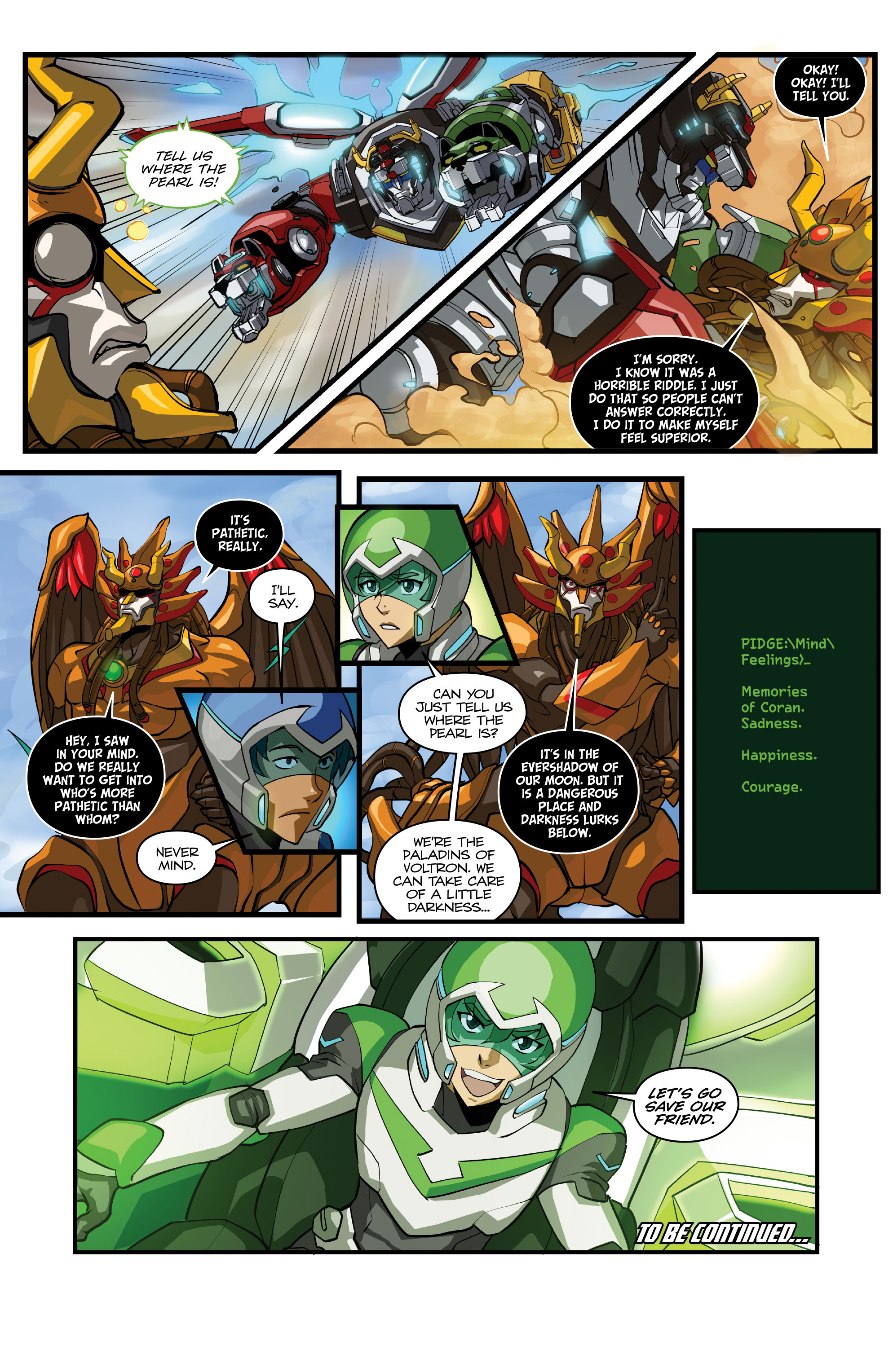 Read online Voltron: Legendary Defender comic -  Issue #4 - 25