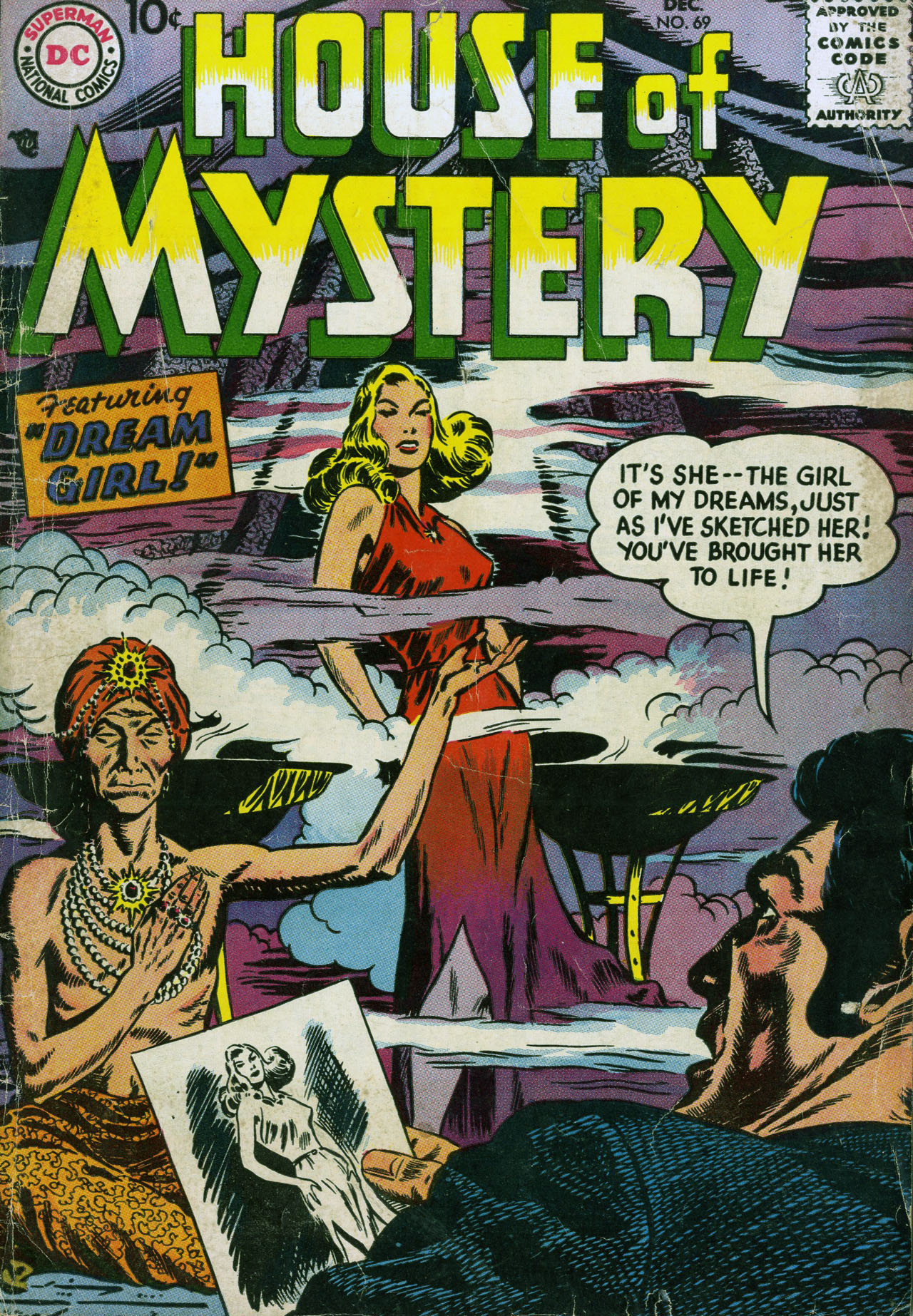 Read online House of Mystery (1951) comic -  Issue #69 - 1
