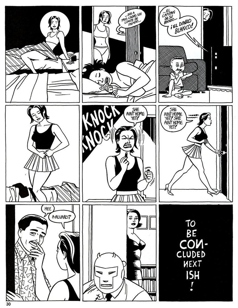 Read online Love and Rockets (1982) comic -  Issue #49 - 32