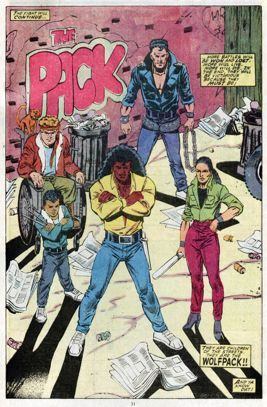 Read online Wolfpack (1988) comic -  Issue #12 - 24