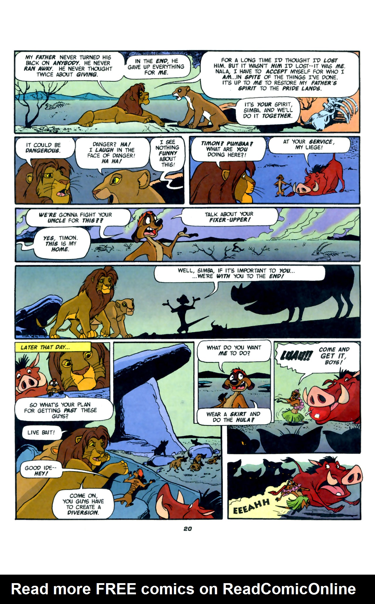 Read online Disney's The Lion King comic -  Issue #2 - 22