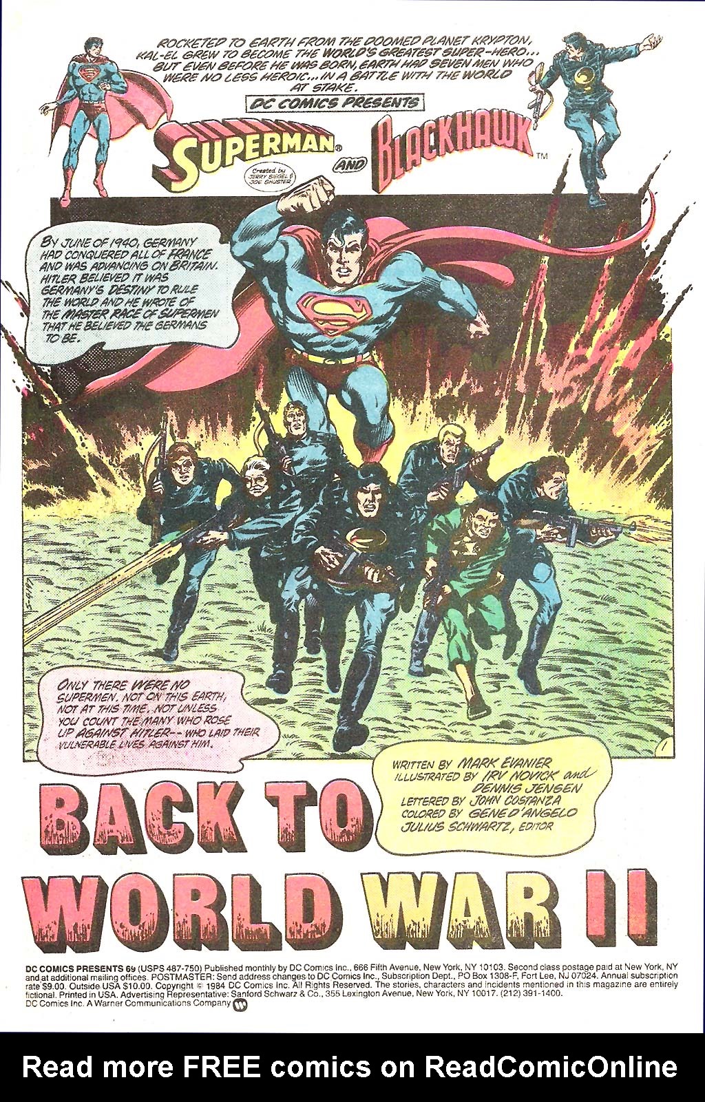 Read online DC Comics Presents comic -  Issue #69 - 2