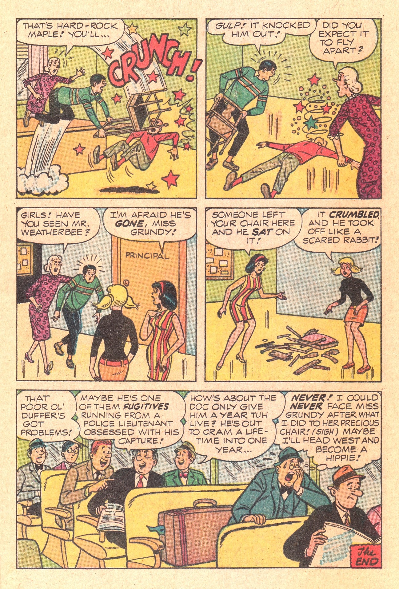 Read online Reggie and Me (1966) comic -  Issue #29 - 8