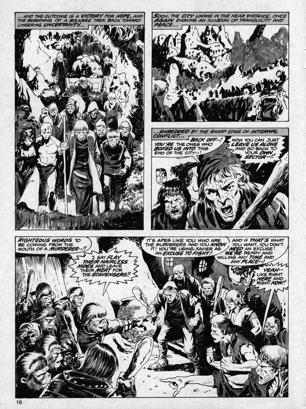 Read online Planet of the Apes comic -  Issue #11 - 16