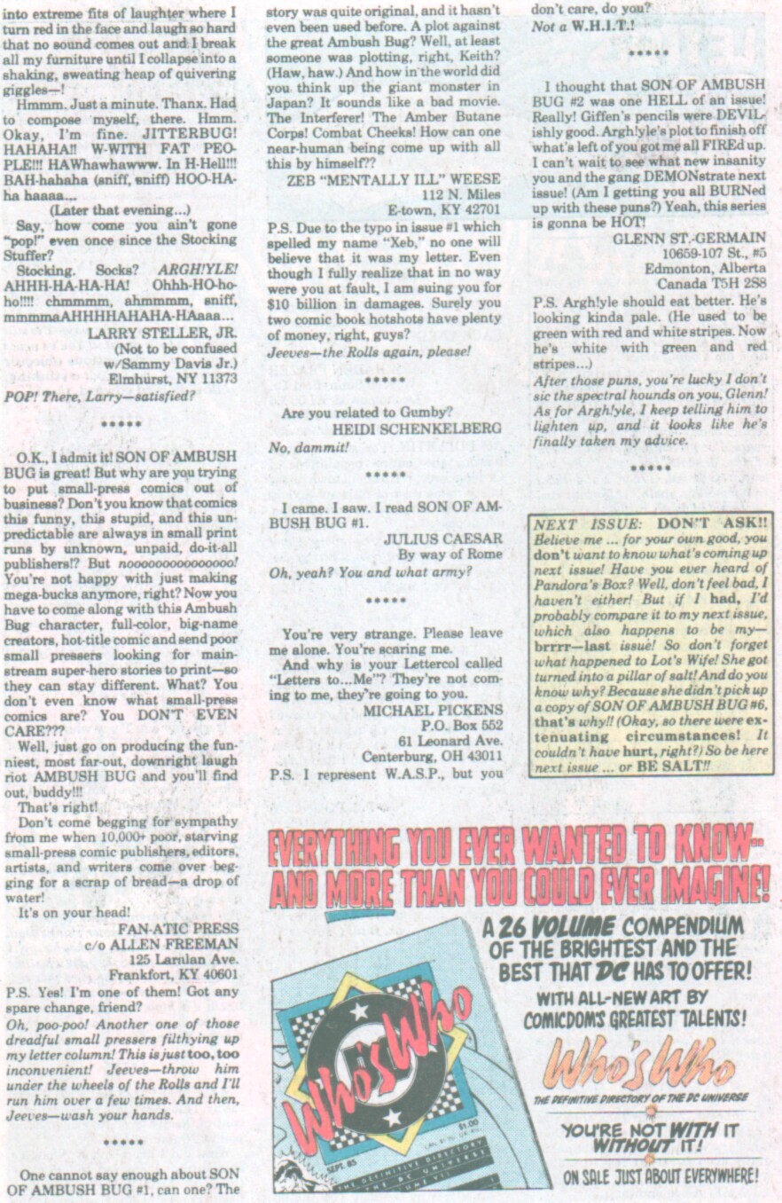 Read online Son of Ambush Bug comic -  Issue #5 - 25