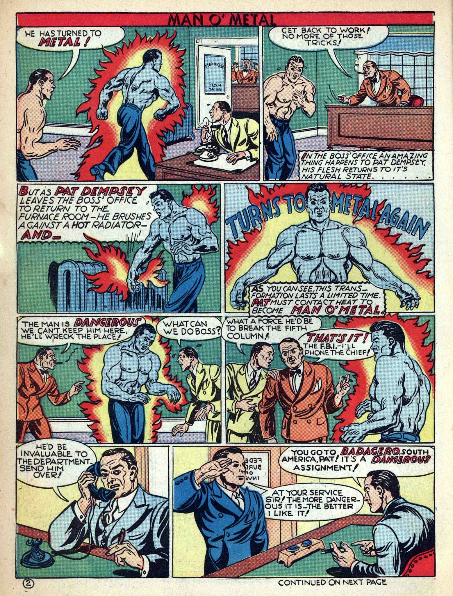 Read online Reg'lar Fellers Heroic Comics comic -  Issue #7 - 16