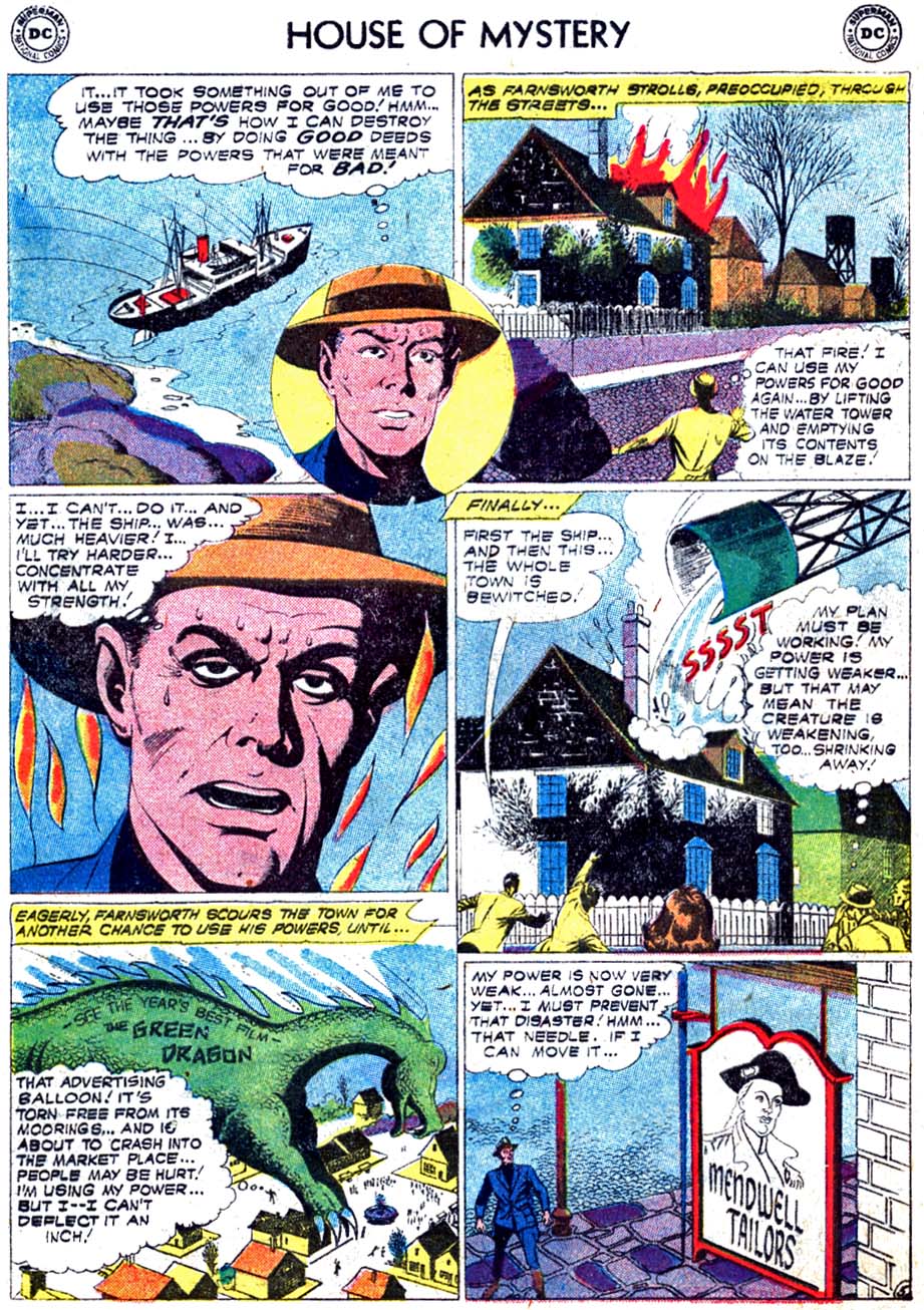 Read online House of Mystery (1951) comic -  Issue #92 - 16