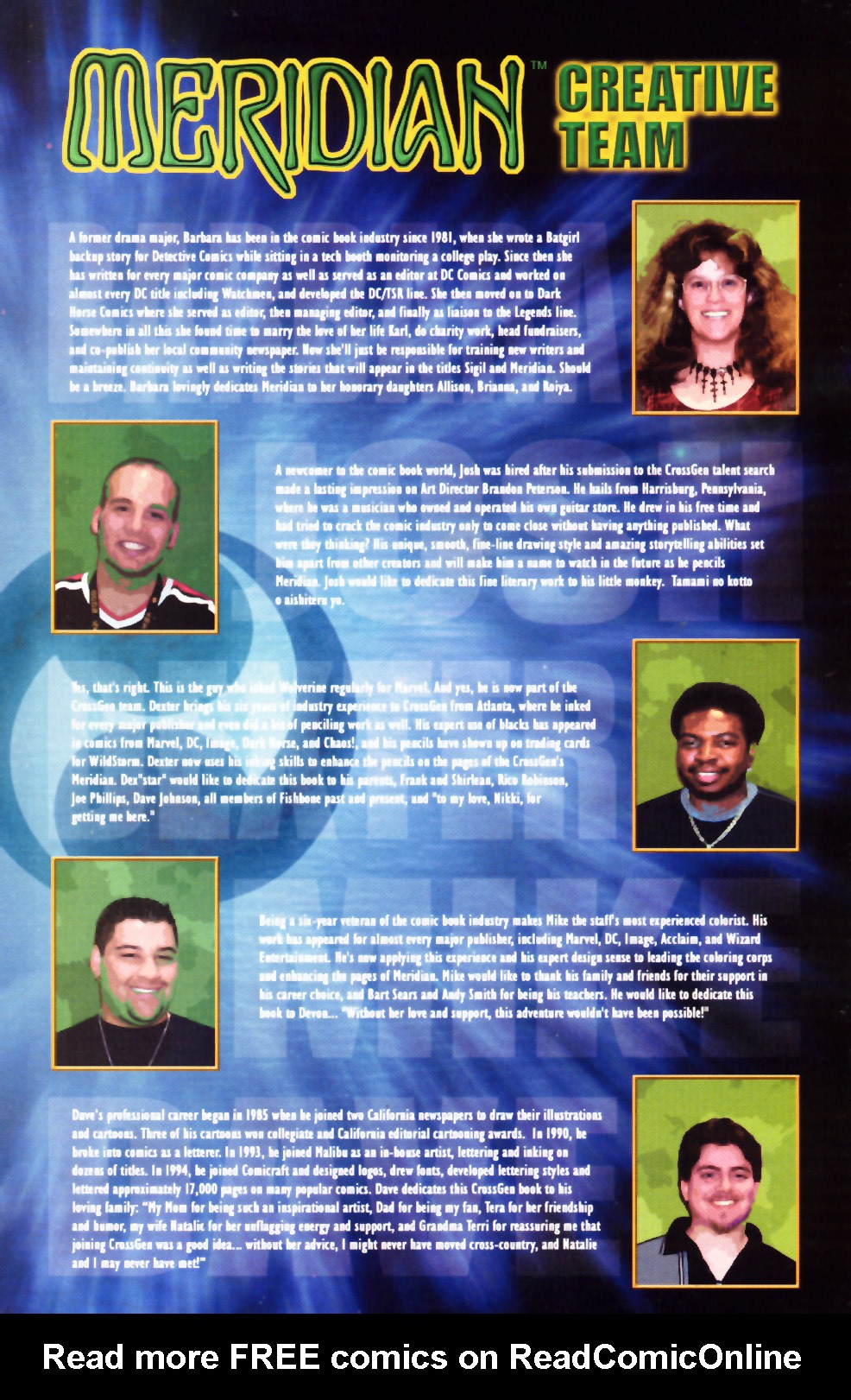 Read online Meridian comic -  Issue #1 - 27