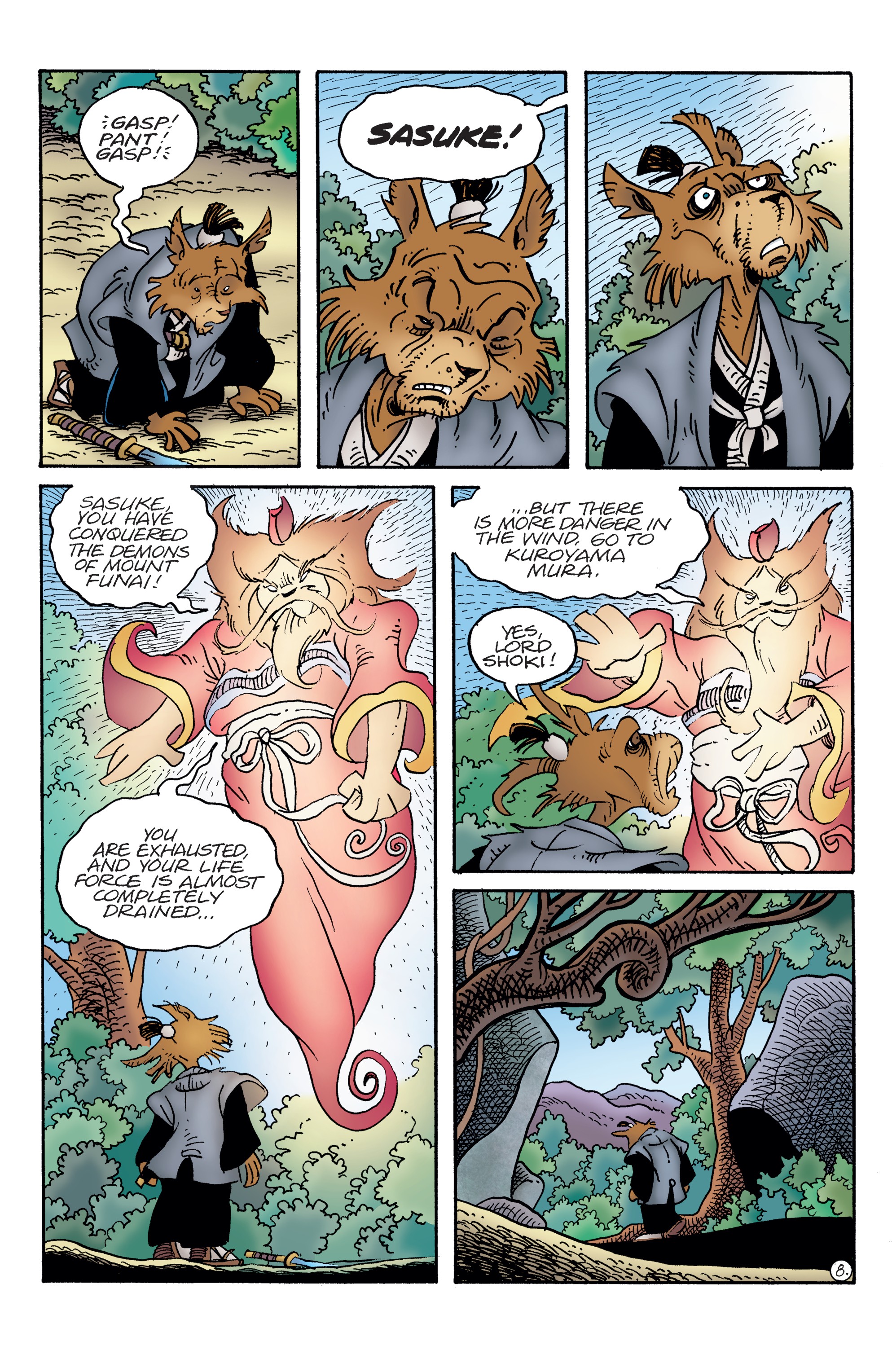 Read online Usagi Yojimbo (2019) comic -  Issue #1 - 10