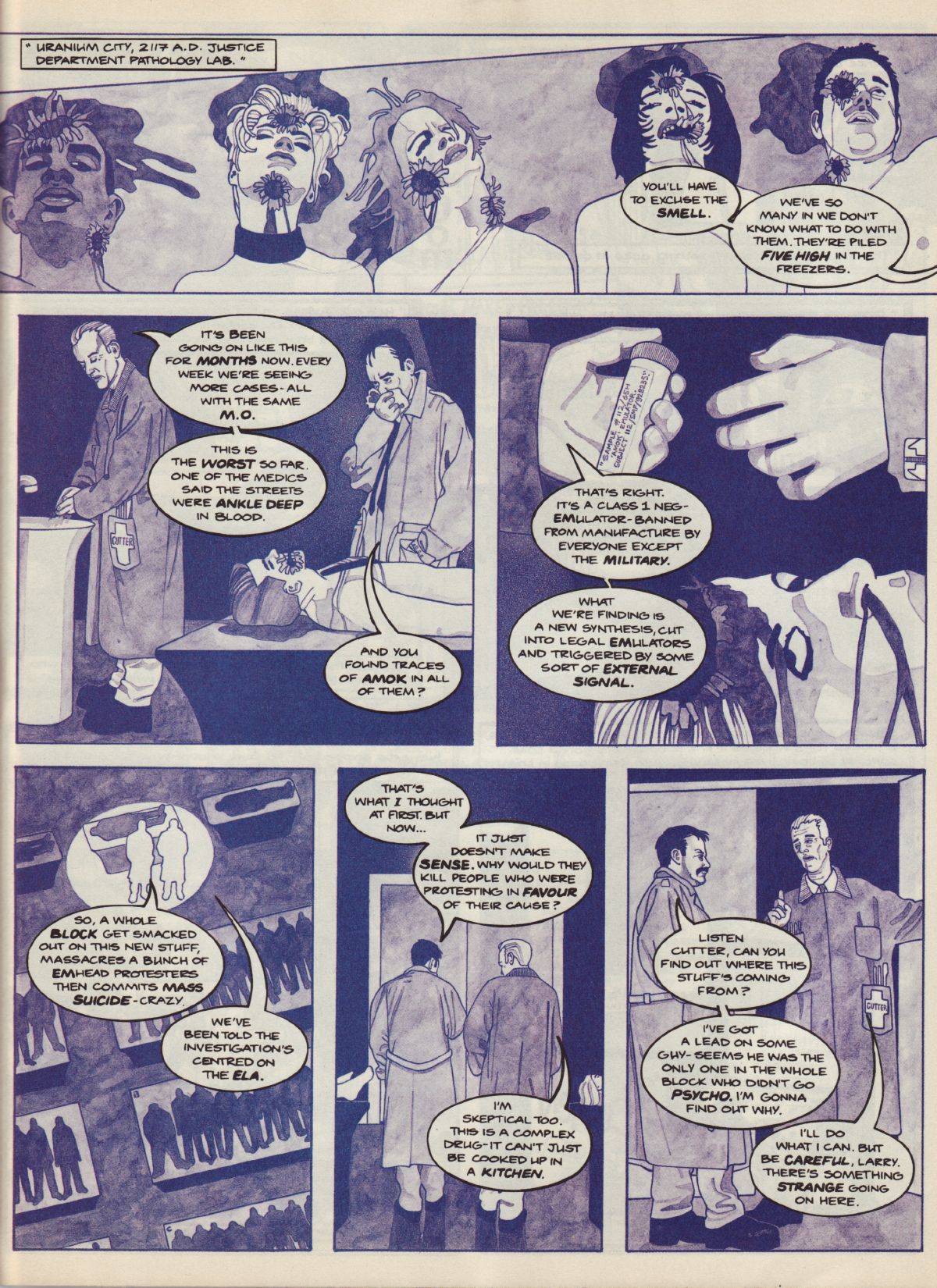 Read online Judge Dredd Megazine (vol. 3) comic -  Issue #1 - 14