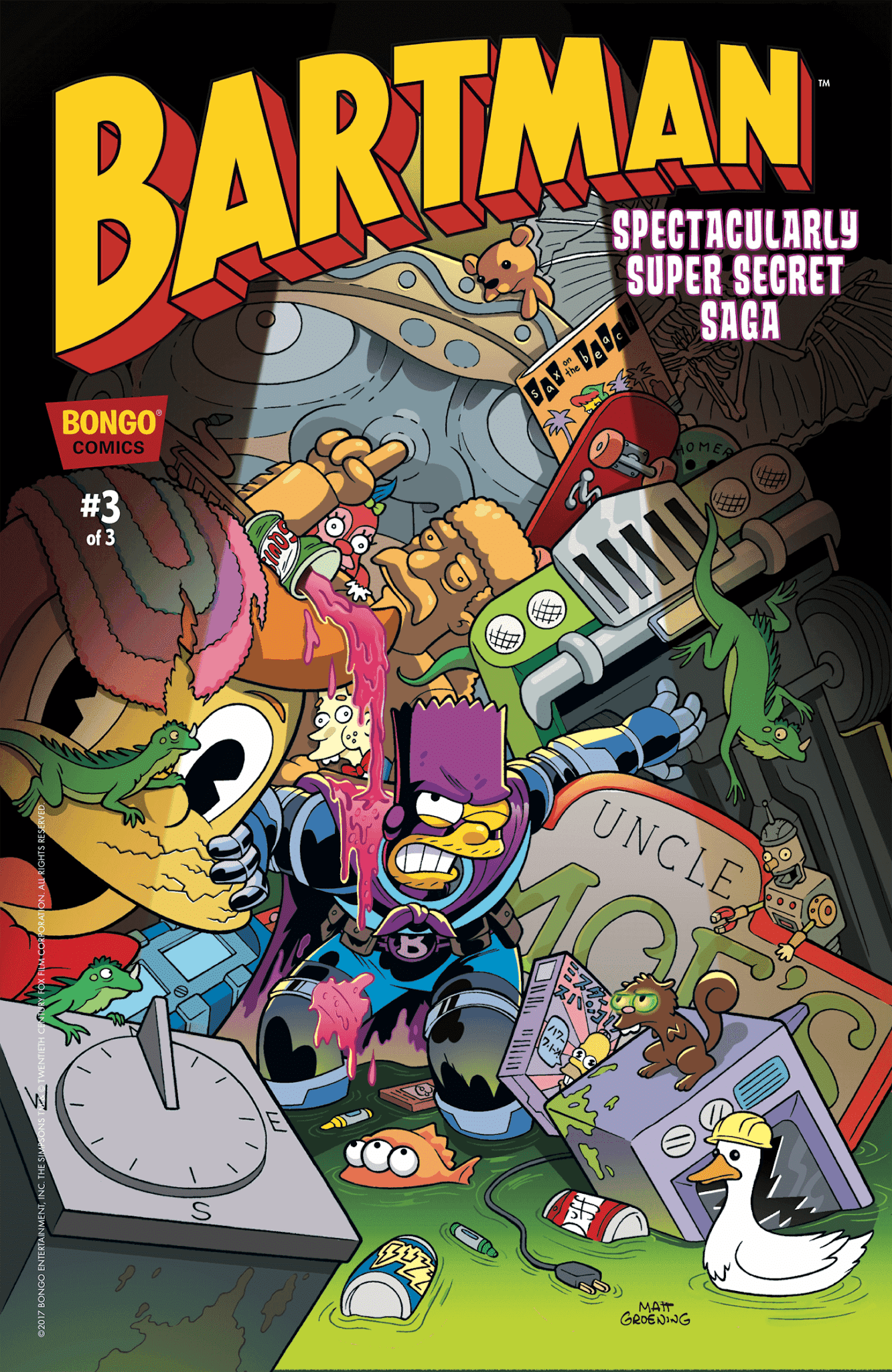 Read online Simpsons One-Shot Wonders: Bartman Spectacularly Super Secret Saga comic -  Issue #3 - 1