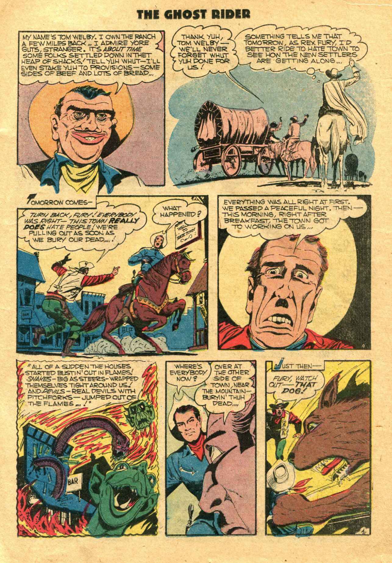 Read online The Ghost Rider (1950) comic -  Issue #9 - 16