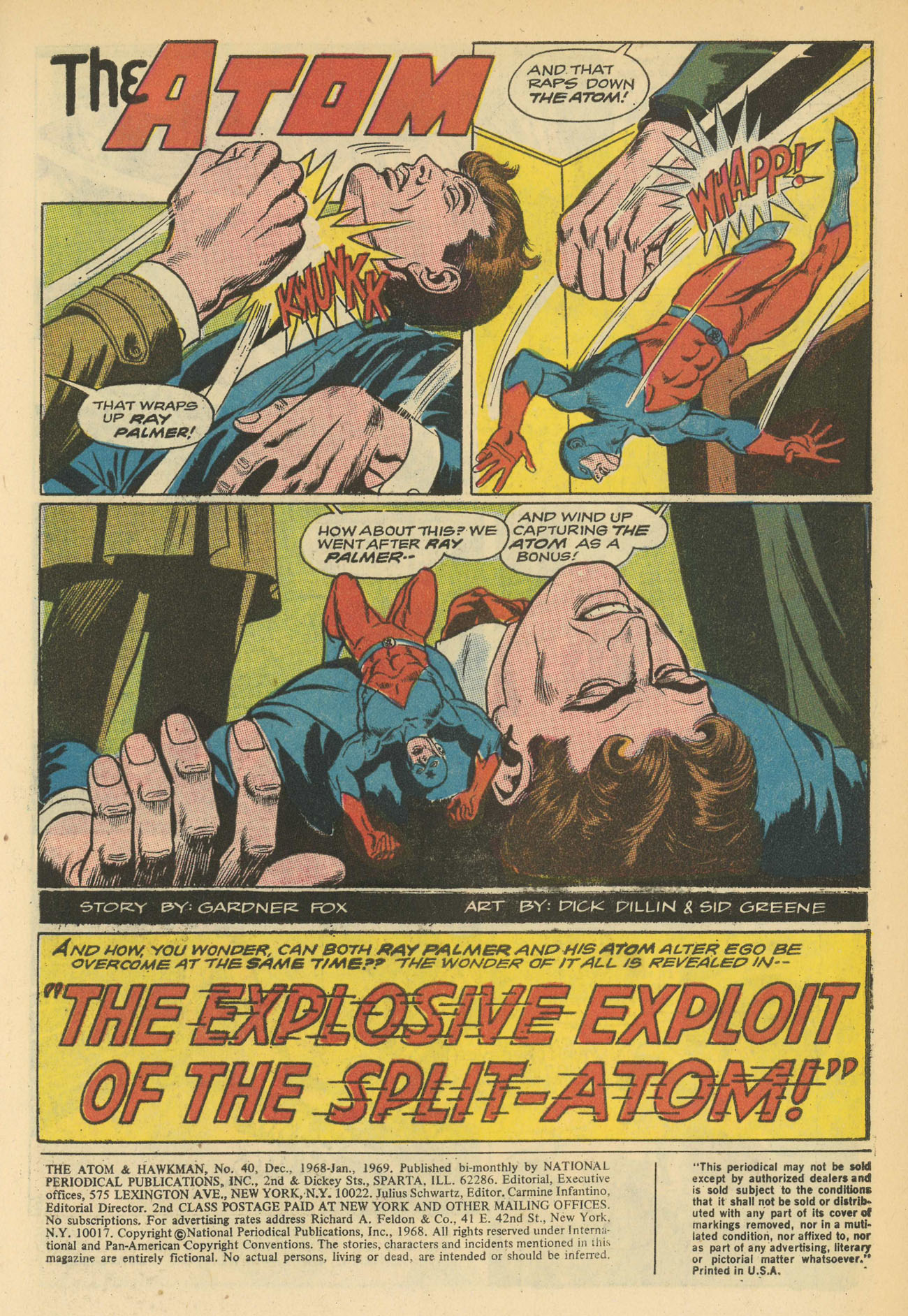 Read online The Atom and Hawkman comic -  Issue #40 - 3