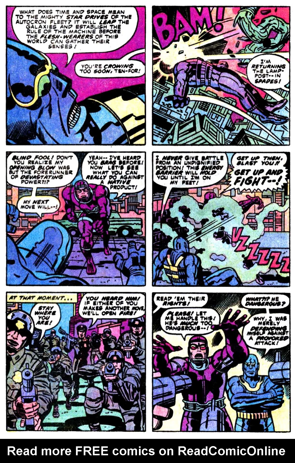 Read online Machine Man (1978) comic -  Issue #5 - 6