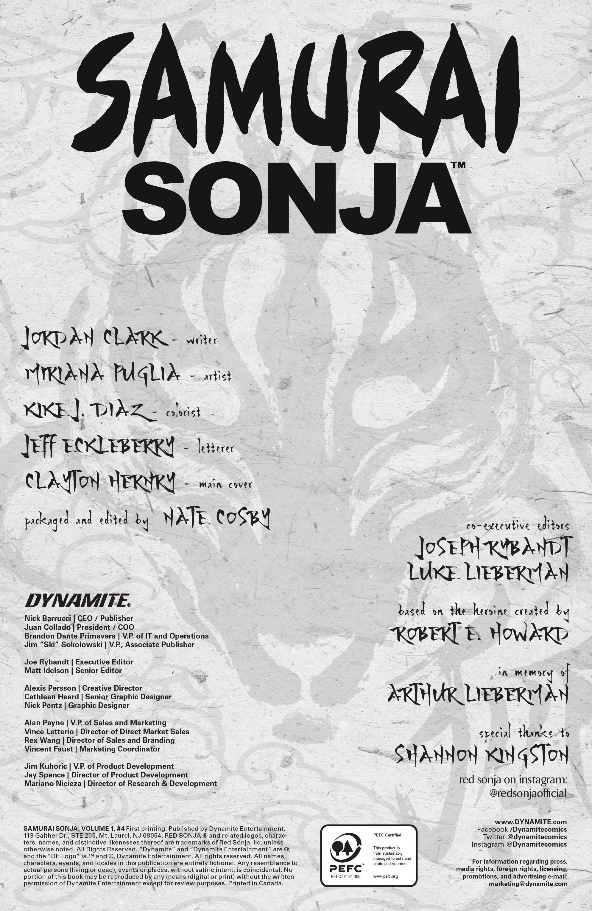 Read online Samurai Sonja comic -  Issue #4 - 6