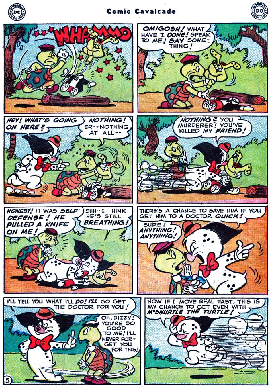 Read online Comic Cavalcade comic -  Issue #51 - 39