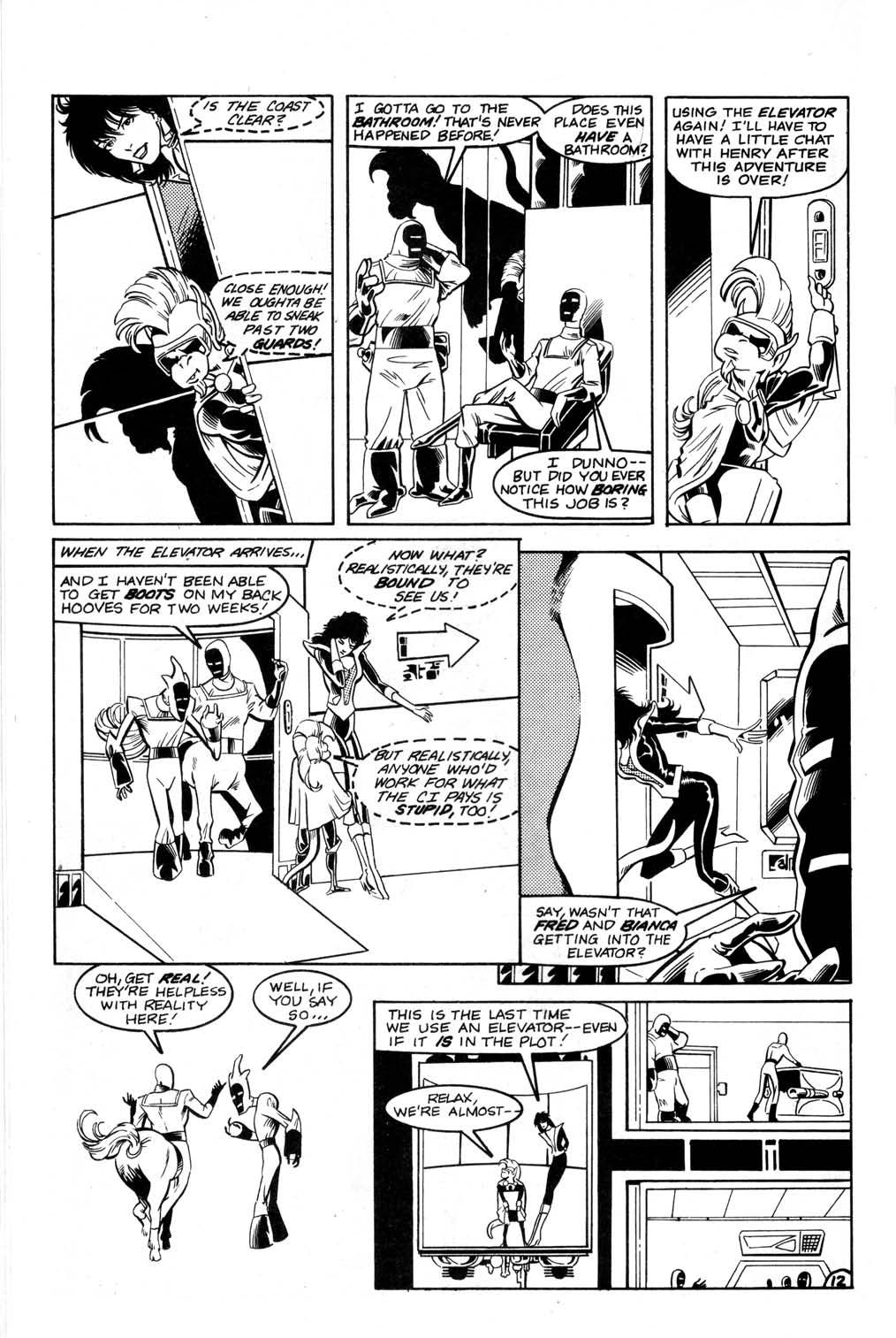 Read online Aristocratic Xtraterrestrial Time-Traveling Thieves comic -  Issue #2 - 14