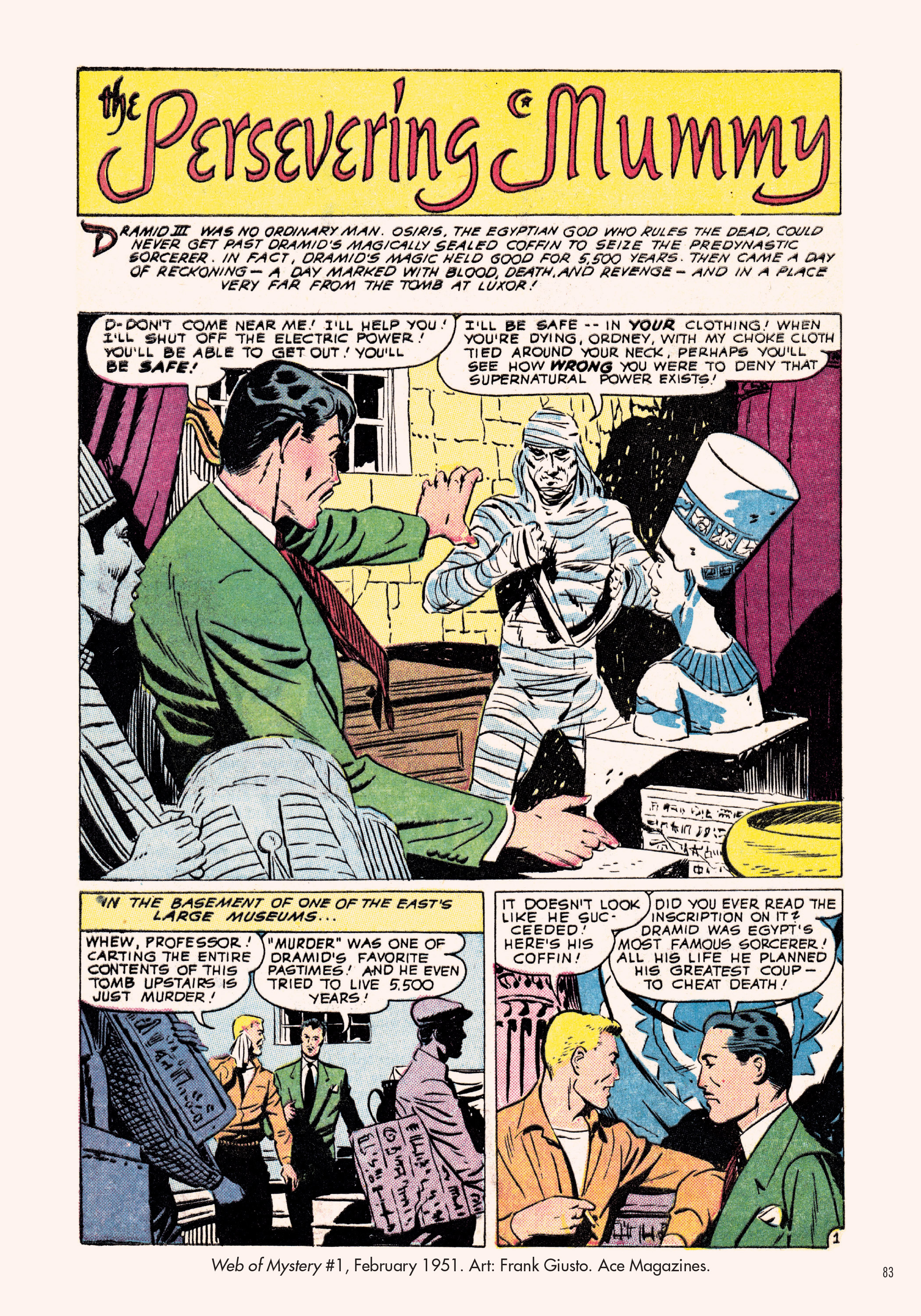 Read online Classic Monsters of Pre-Code Horror Comics: Mummies comic -  Issue # TPB - 83