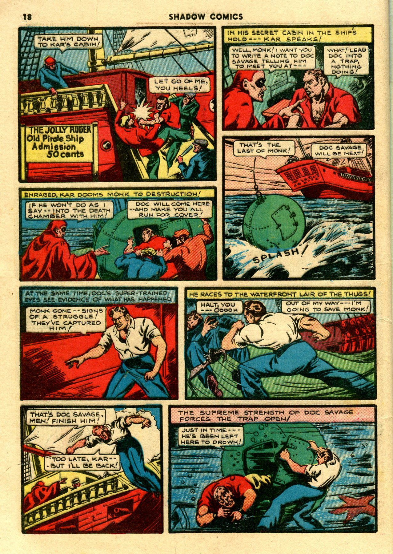 Read online Shadow Comics comic -  Issue #3 - 19