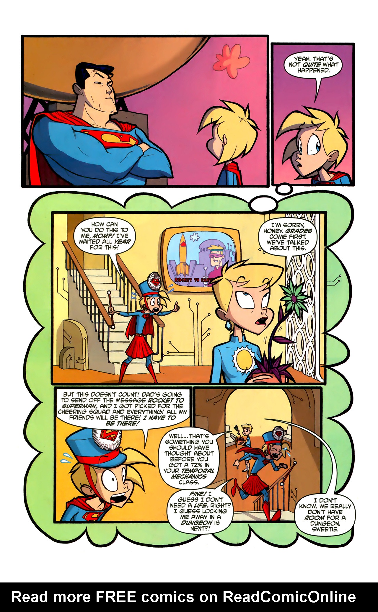 Read online Supergirl: Cosmic Adventures in the 8th Grade comic -  Issue #1 - 8