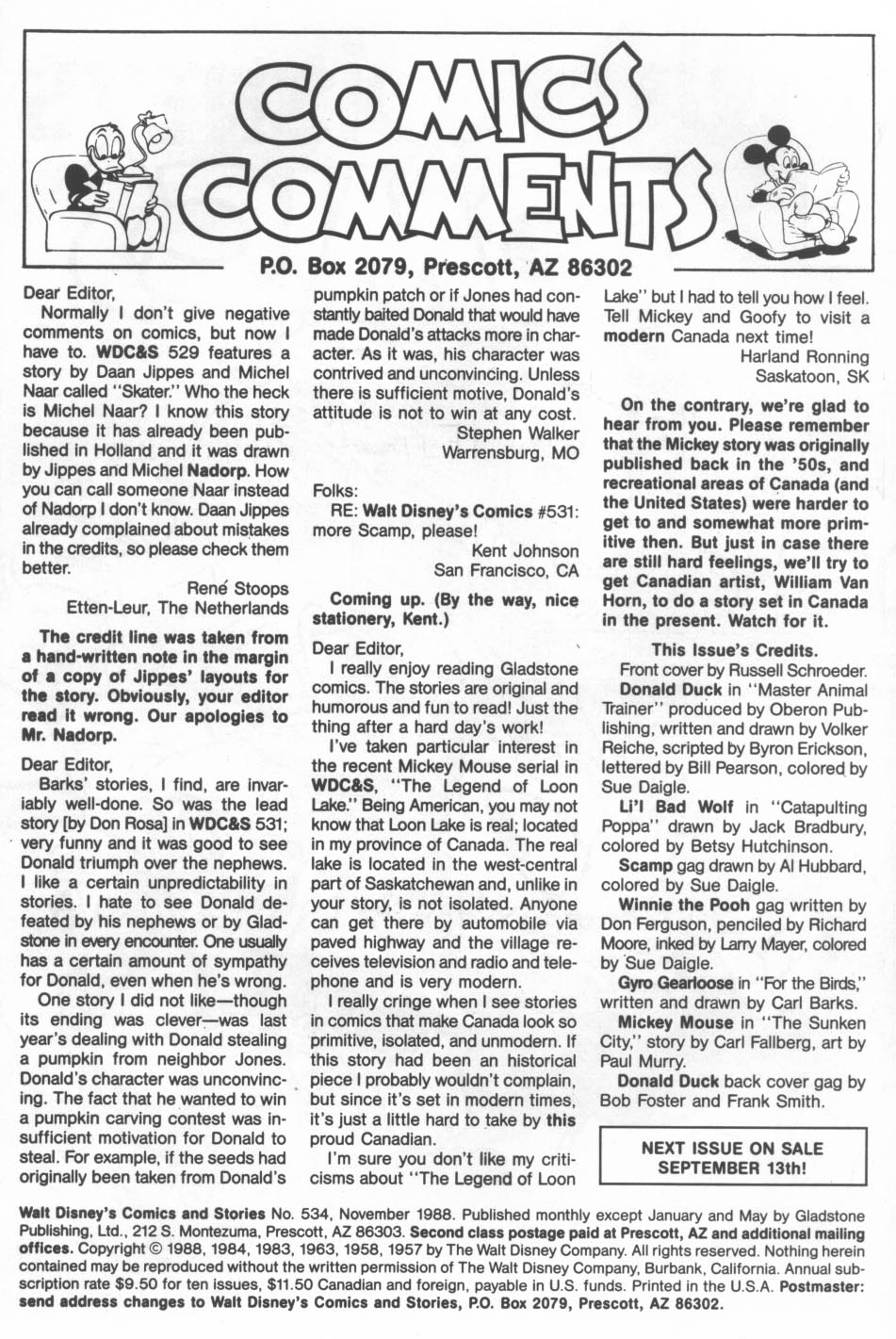 Read online Walt Disney's Comics and Stories comic -  Issue #534 - 2