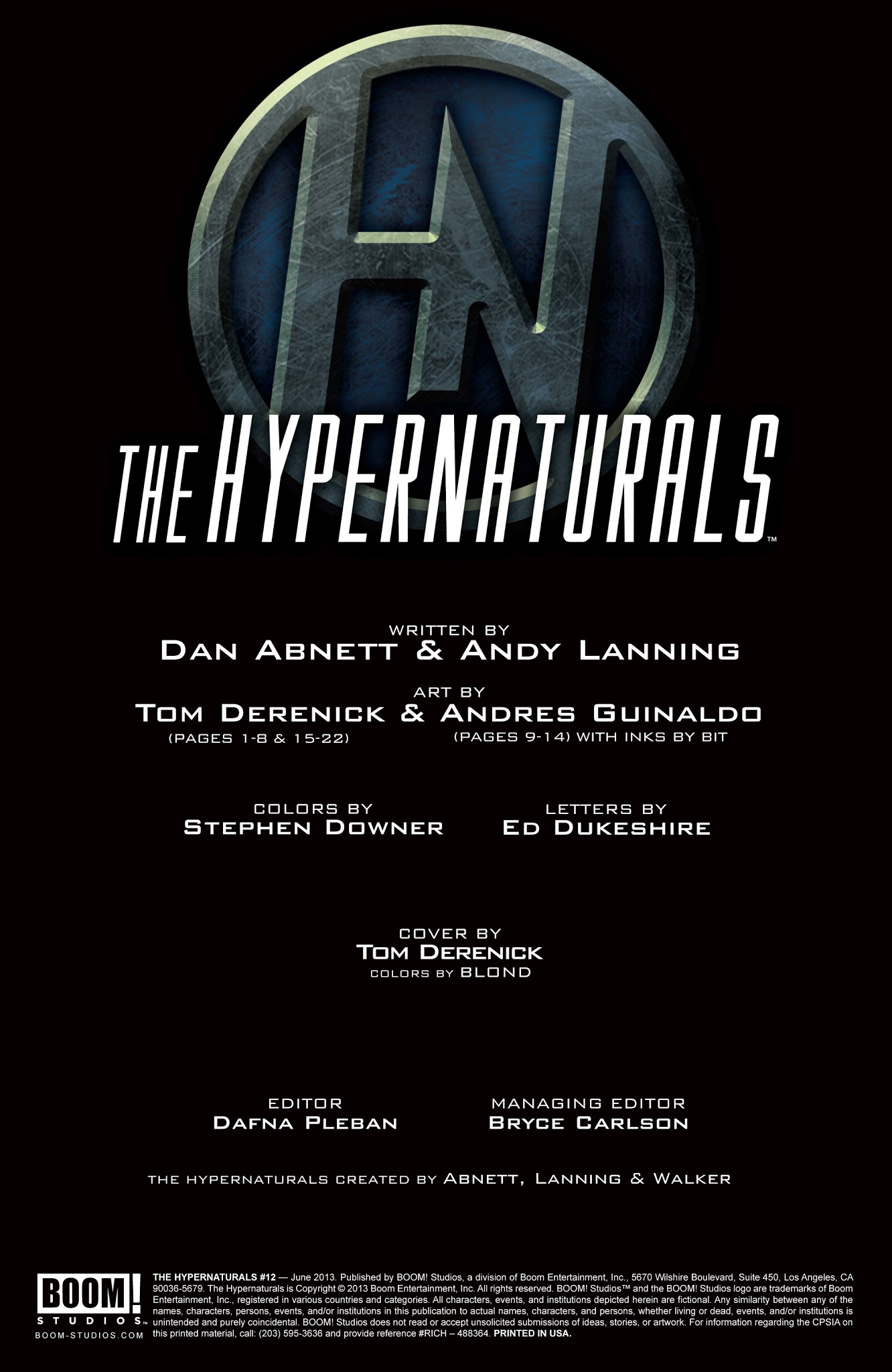 Read online The Hypernaturals comic -  Issue #12 - 2