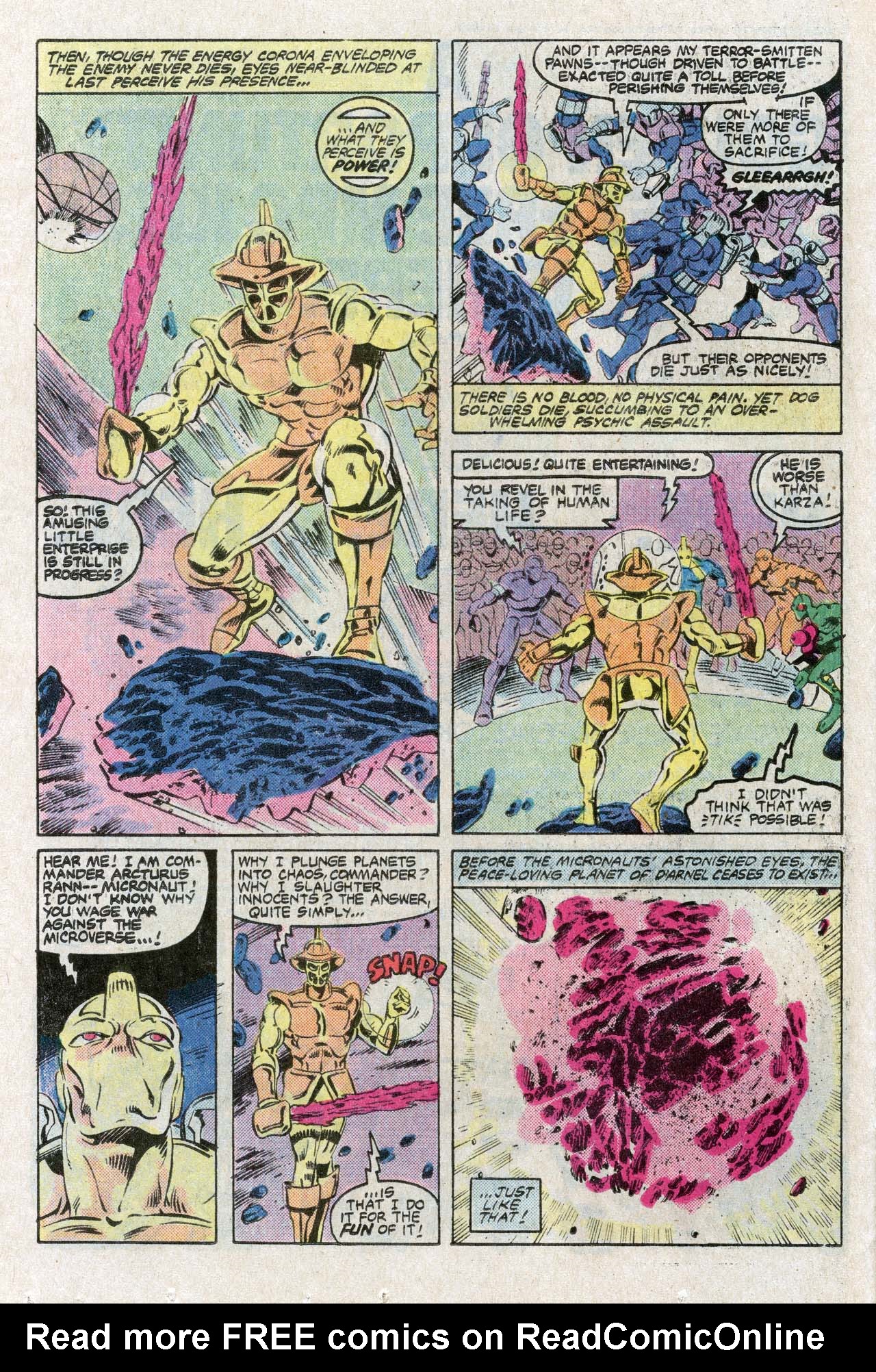 Read online The X-Men and the Micronauts comic -  Issue #1 - 14