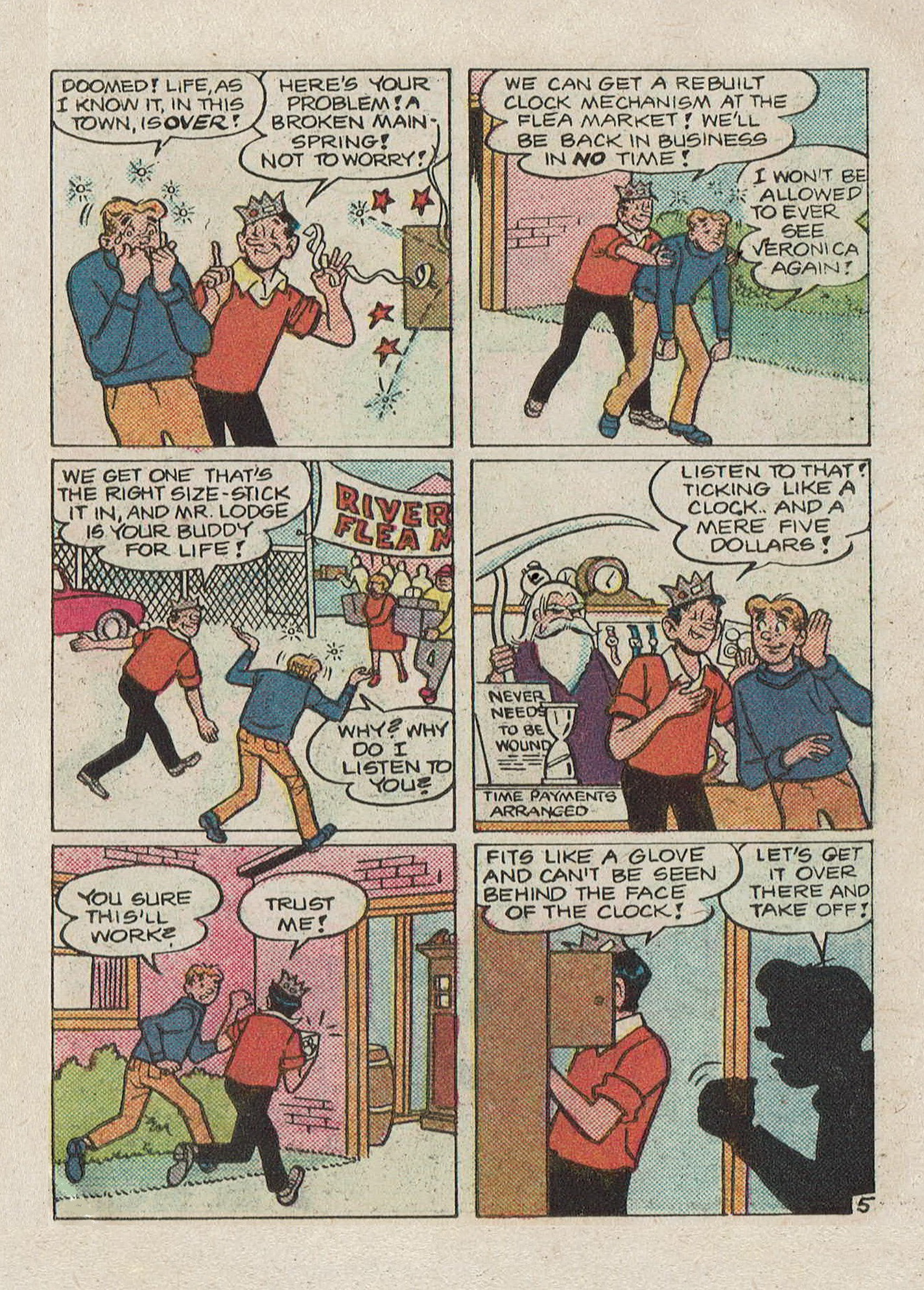 Read online Jughead Jones Comics Digest comic -  Issue #54 - 127