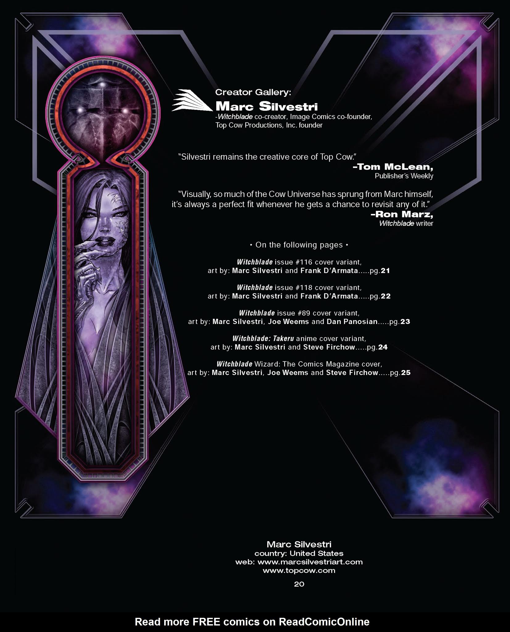 Read online Witchblade: Art of Witchblade comic -  Issue # TPB - 20