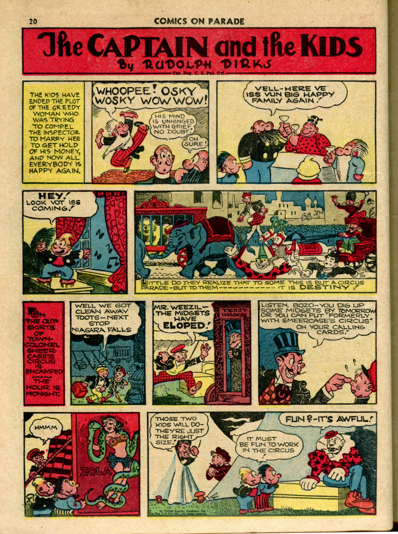 Read online Comics on Parade comic -  Issue #26 - 22