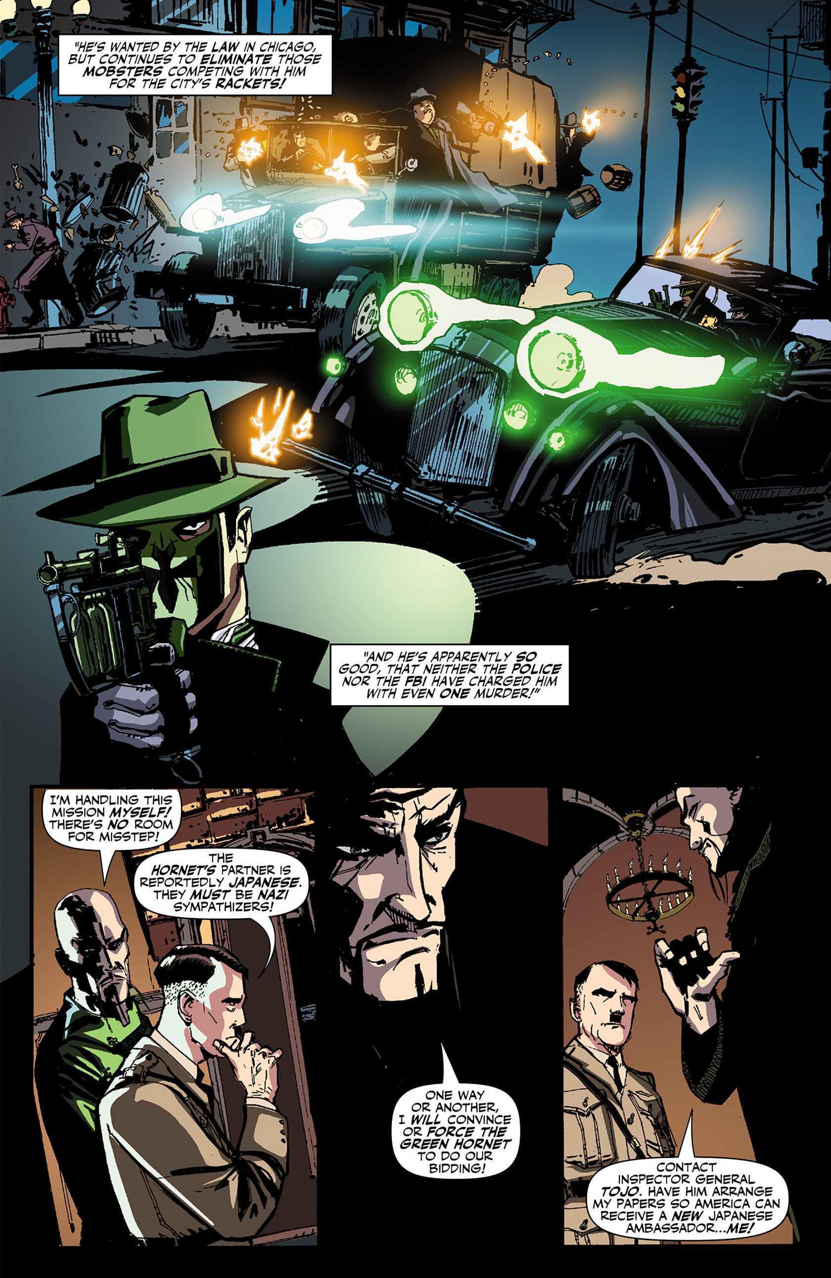 Read online The Shadow/Green Hornet: Dark Nights comic -  Issue #1 - 22