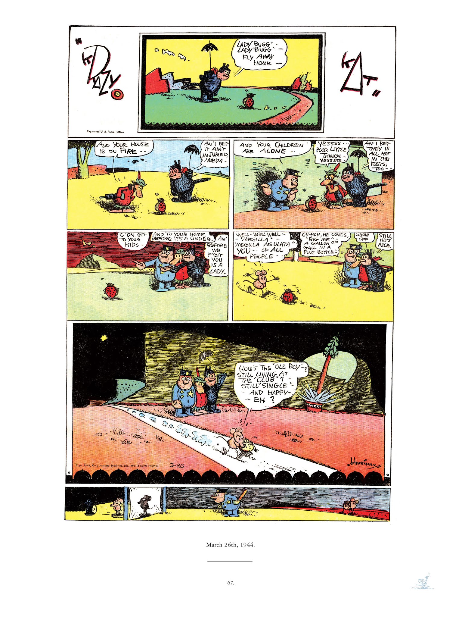 Read online Krazy & Ignatz comic -  Issue # TPB 13 - 93