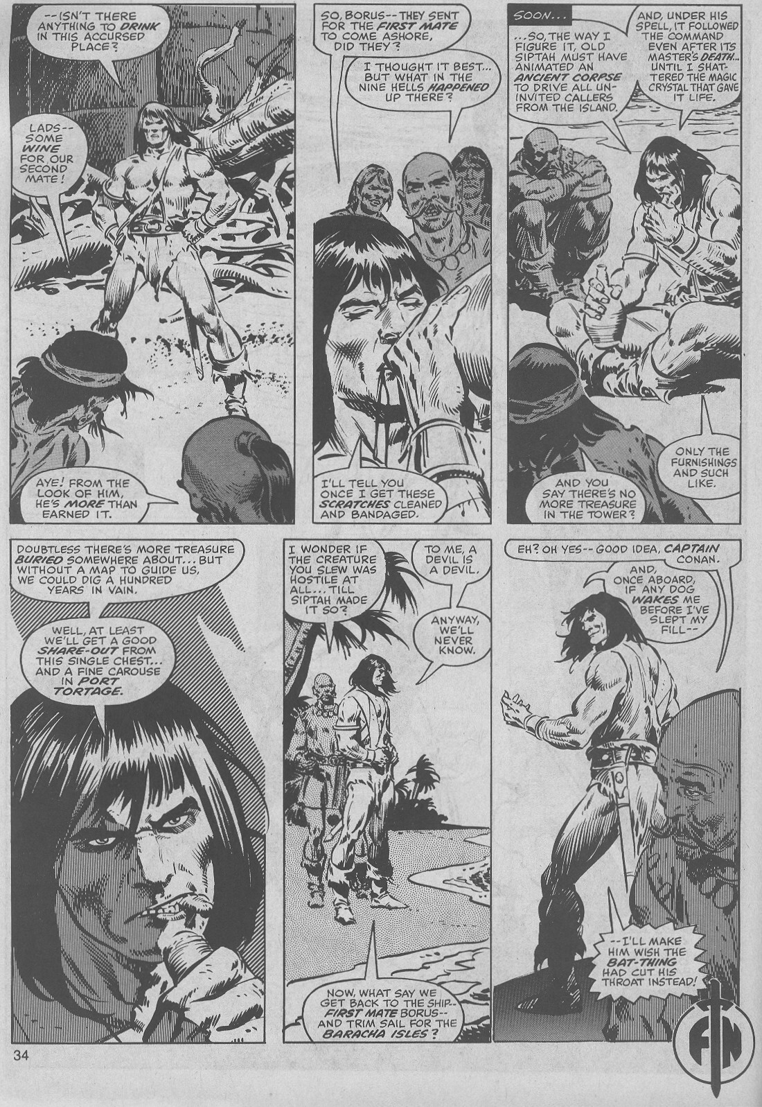 Read online The Savage Sword Of Conan comic -  Issue #45 - 34