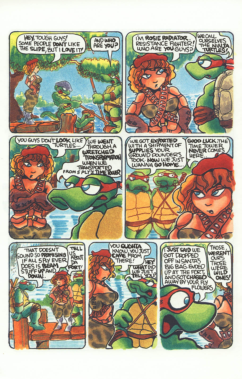 Read online Teenage Mutant Ninja Turtles: "Times" Pipeline comic -  Issue # Full - 24