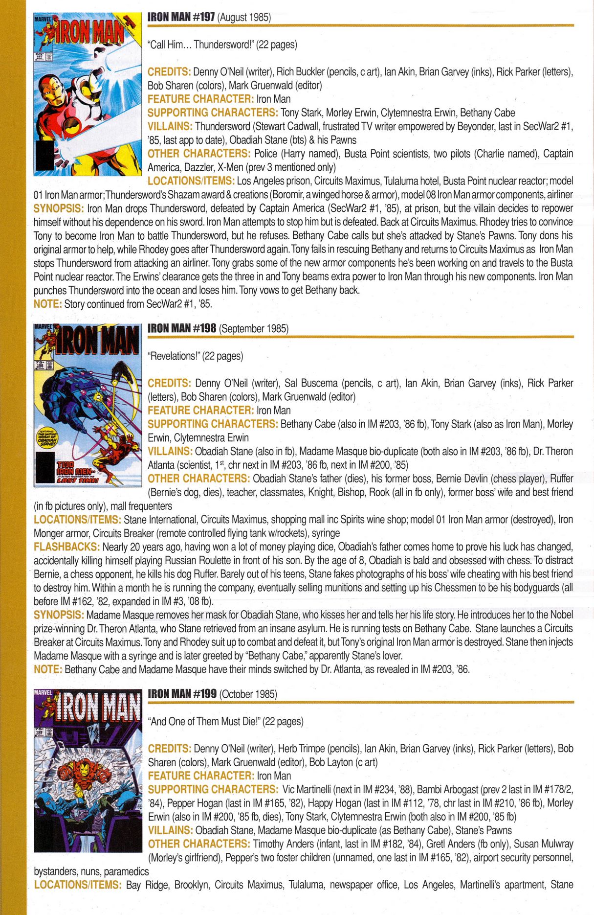 Read online Official Index to the Marvel Universe comic -  Issue #6 - 36