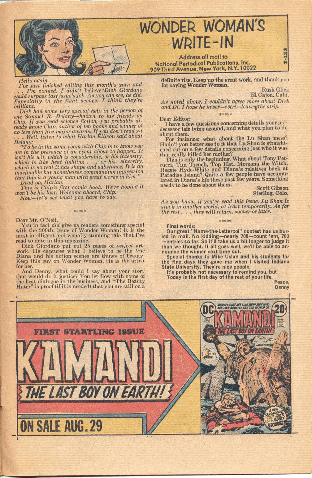 Read online Wonder Woman (1942) comic -  Issue #202 - 26