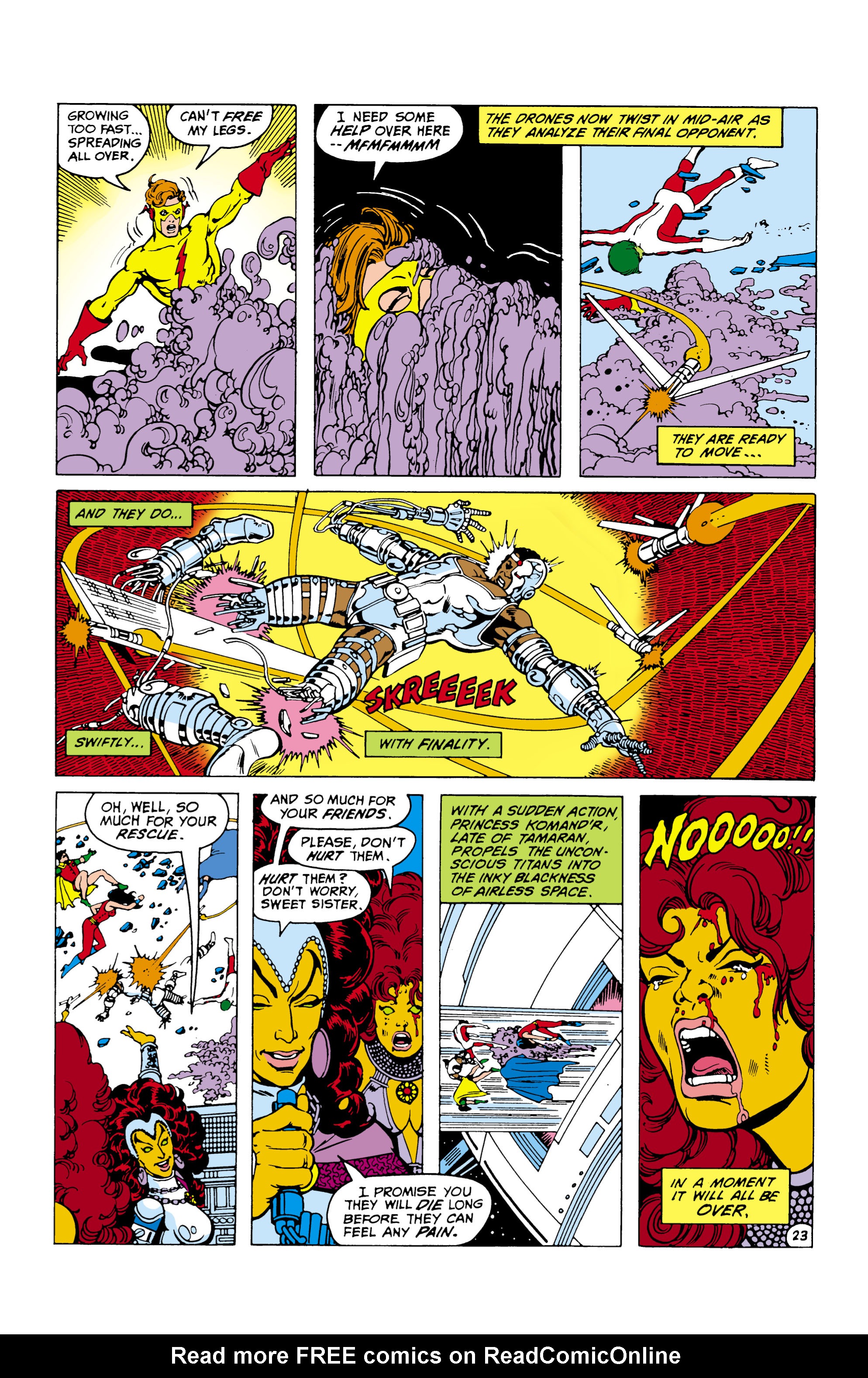 Read online The New Teen Titans (1980) comic -  Issue #23 - 24