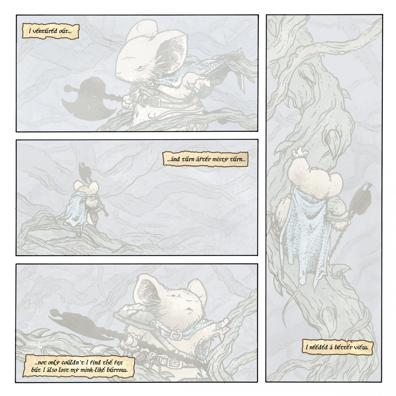 Read online Mouse Guard: The Black Axe comic -  Issue #4 - 7