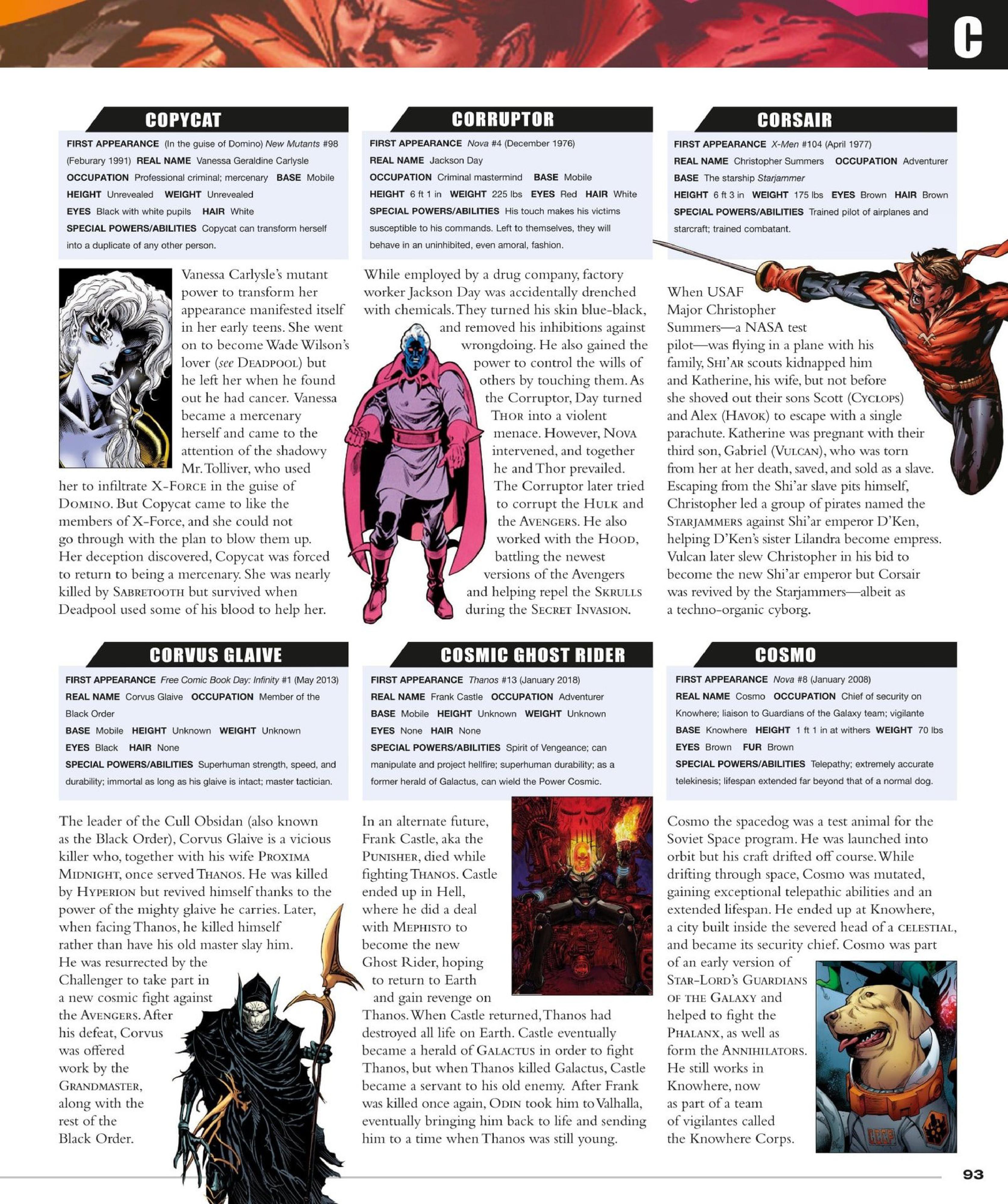 Read online Marvel Encyclopedia, New Edition comic -  Issue # TPB (Part 1) - 95