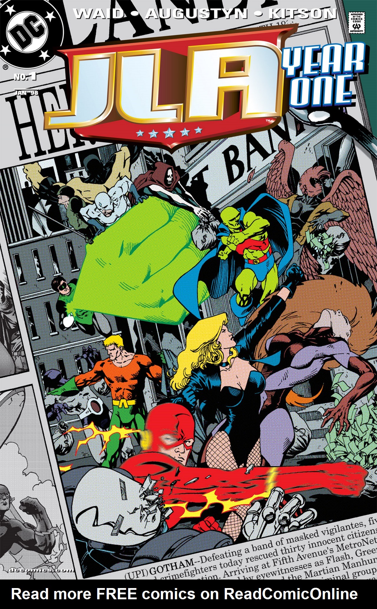 Read online JLA: Year One comic -  Issue #1 - 1